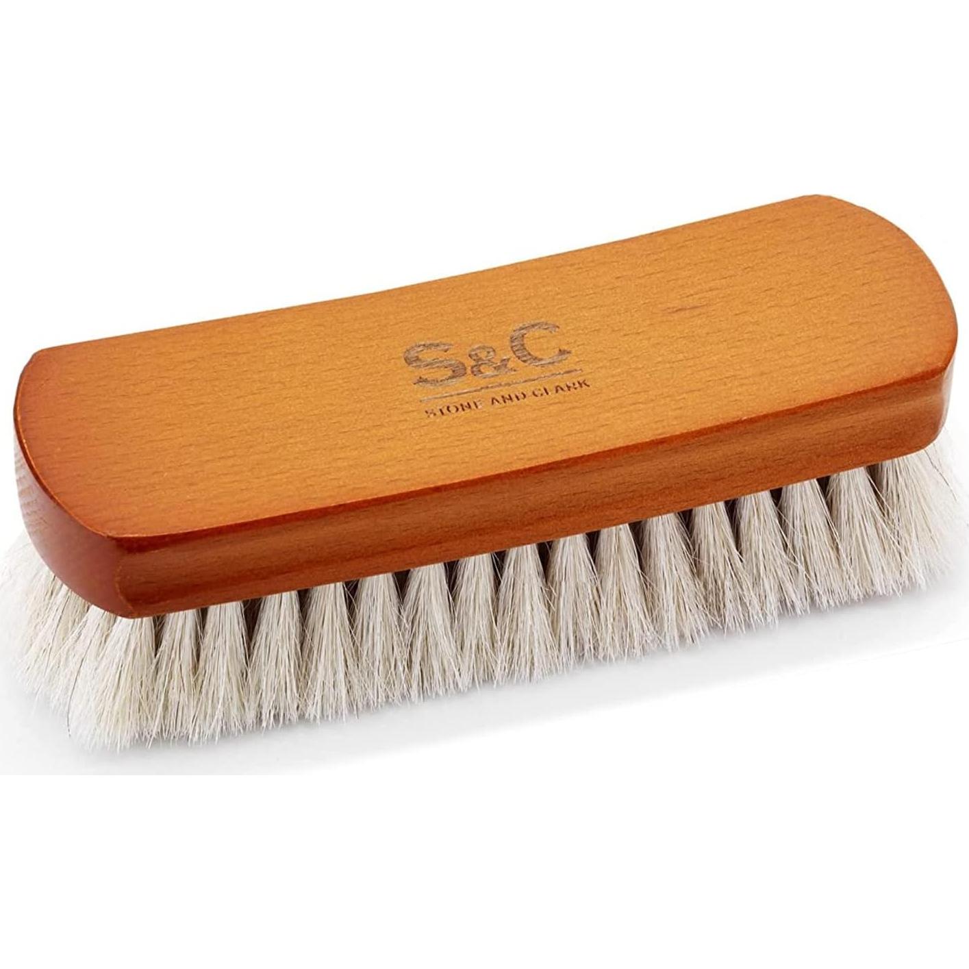 Kit de Cuidado de Cuero Stone and Clark - 13 Piezas y Cepillo Mini