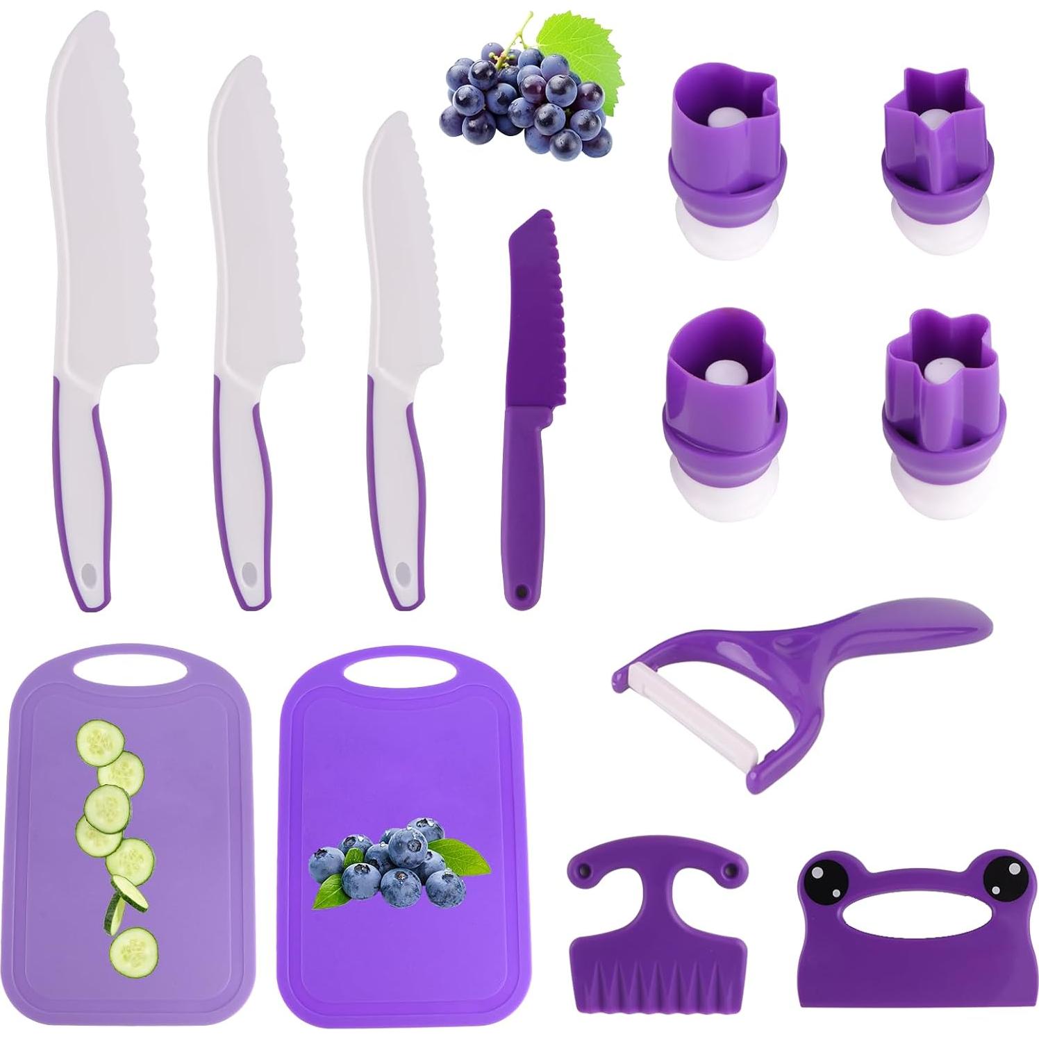 Juego de Cuchillos Montessori WaterSummer para Niños 3-10 Años