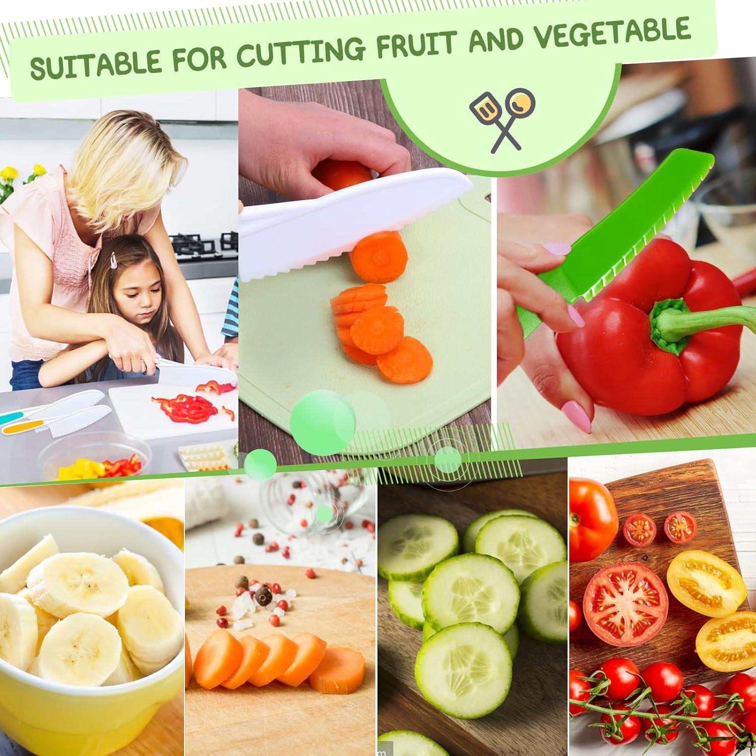 Set de Cuchillos para Niños GINDECON 4 Piezas Sin BPA