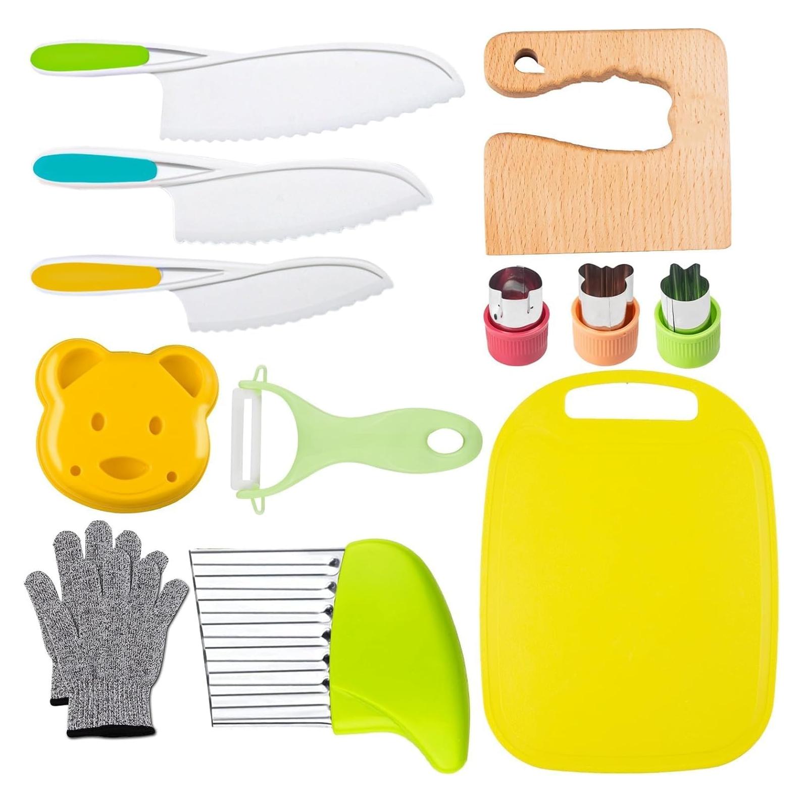 Set de Cocina para Niños Leking 13 Pcs - Cuchillos y Accesorios