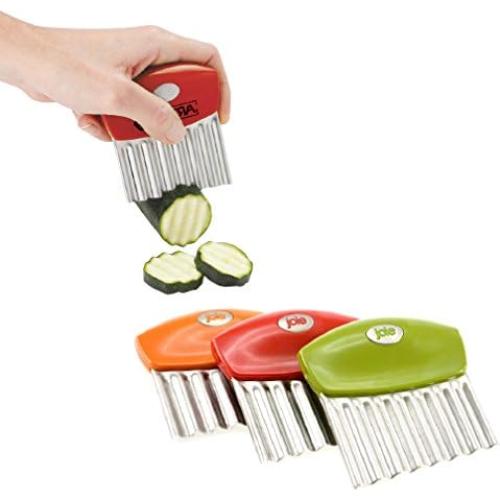 Cuchillo Rizado Joie de Acero Inoxidable para Verduras