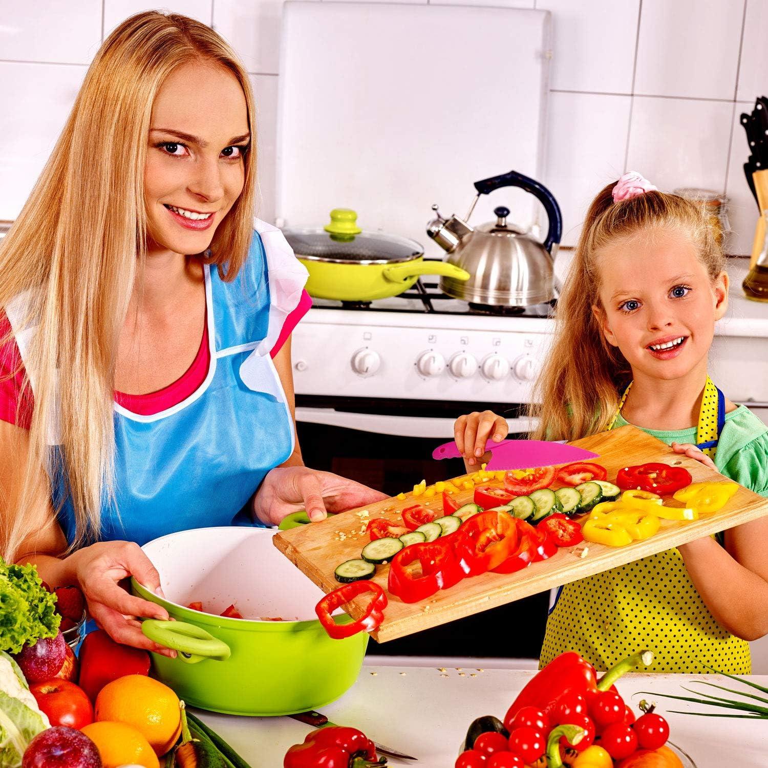 Conjunto de Cuchillos de Cocina para Niños JOVITEC 8 Piezas