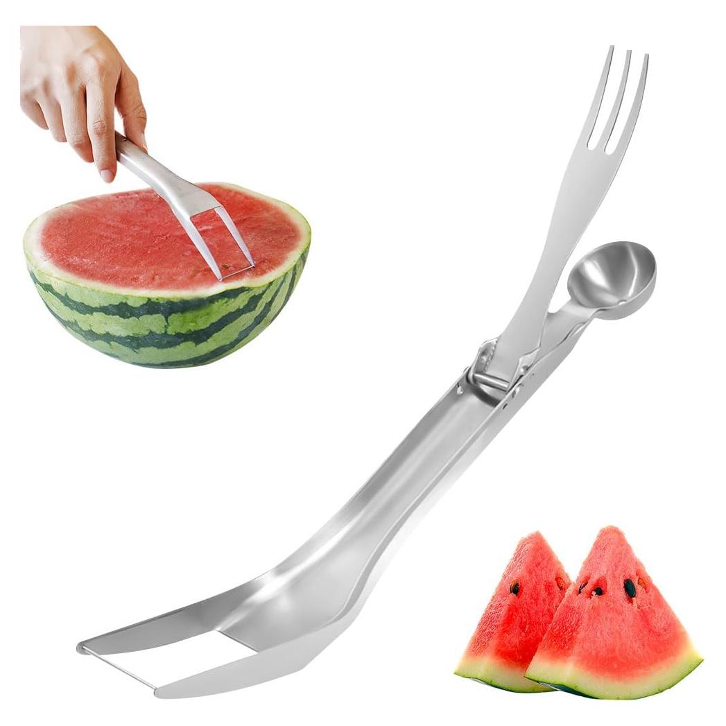 Cortador de Sandía 3 en 1 Koujut Acero Inoxidable 24.4 cm