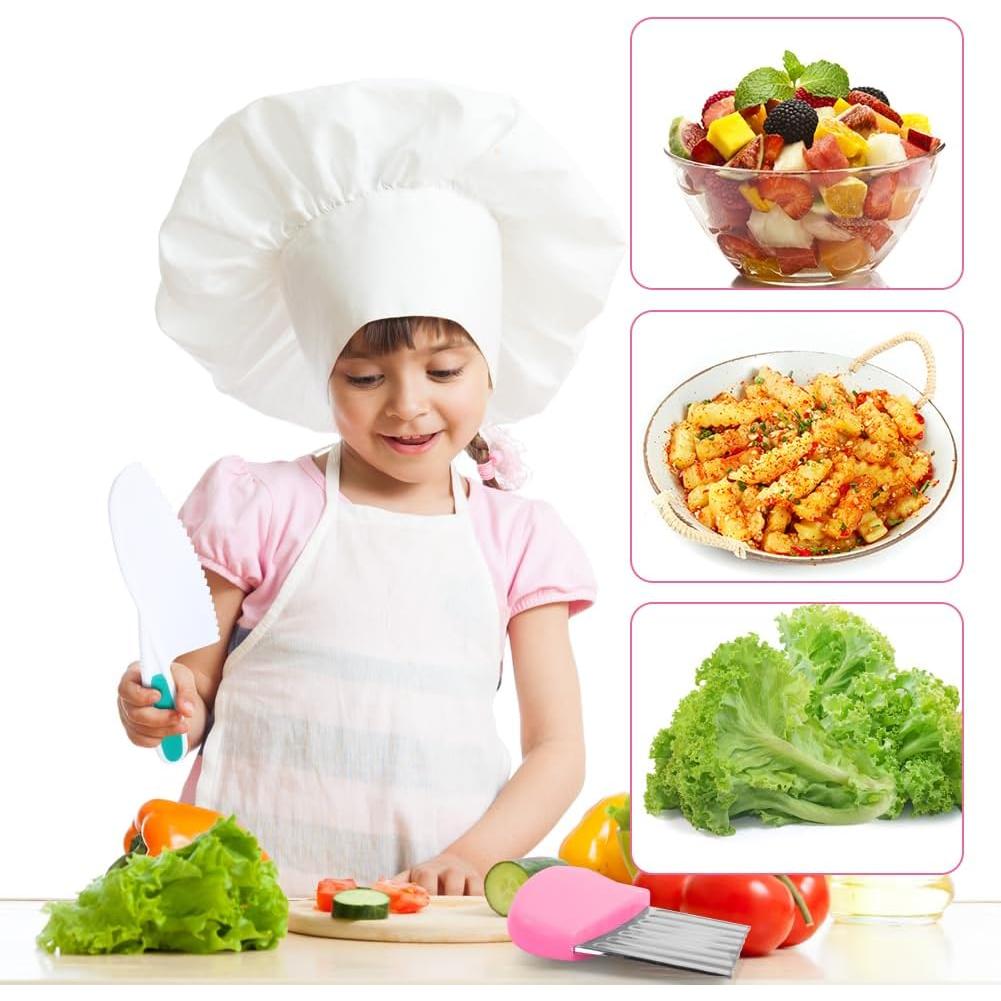 Set de Herramientas de Cocina Montessori HOTUT, 6 Piezas para Niños
