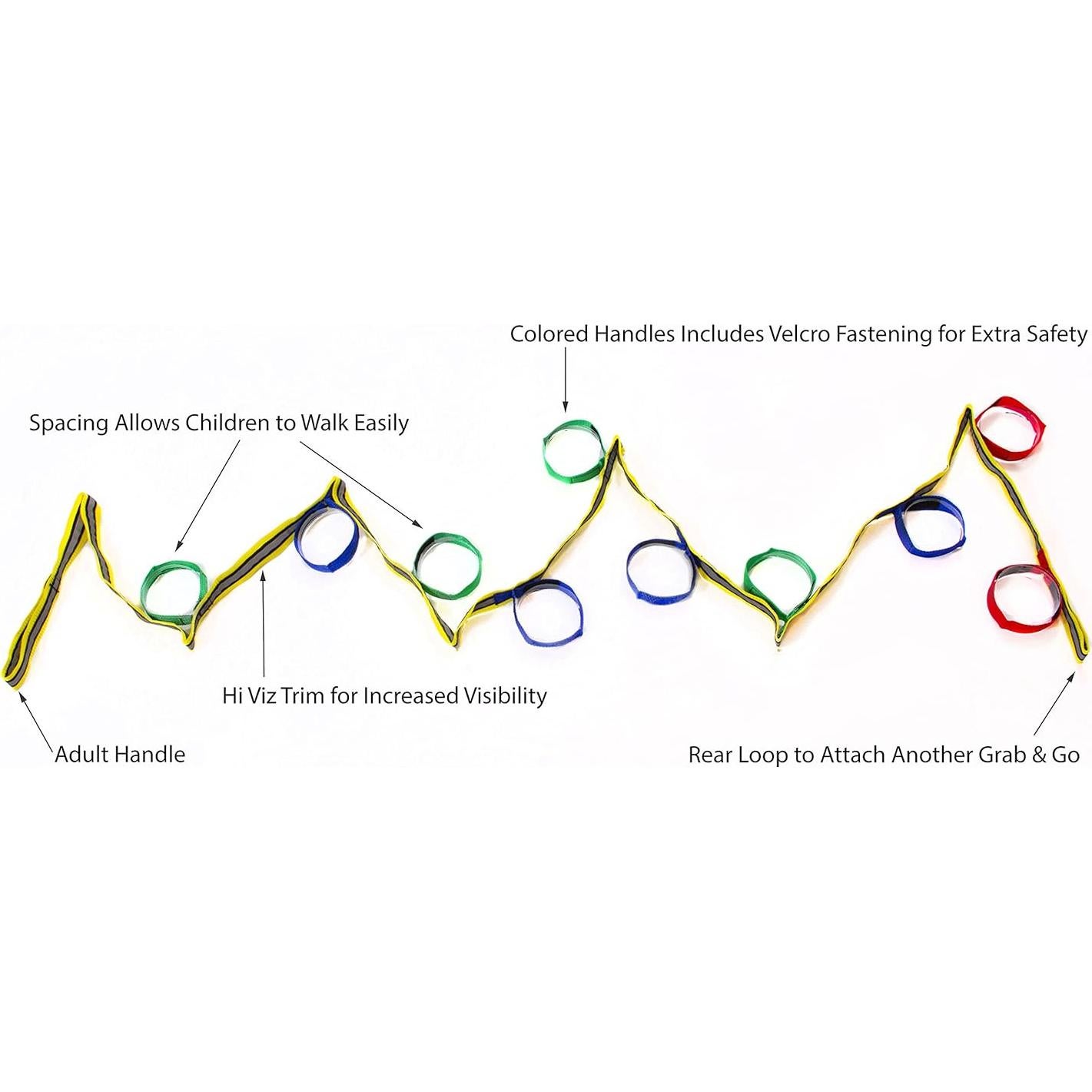 Cuerda para Caminar para Niños Agarrar y Llevar - 10 Niños