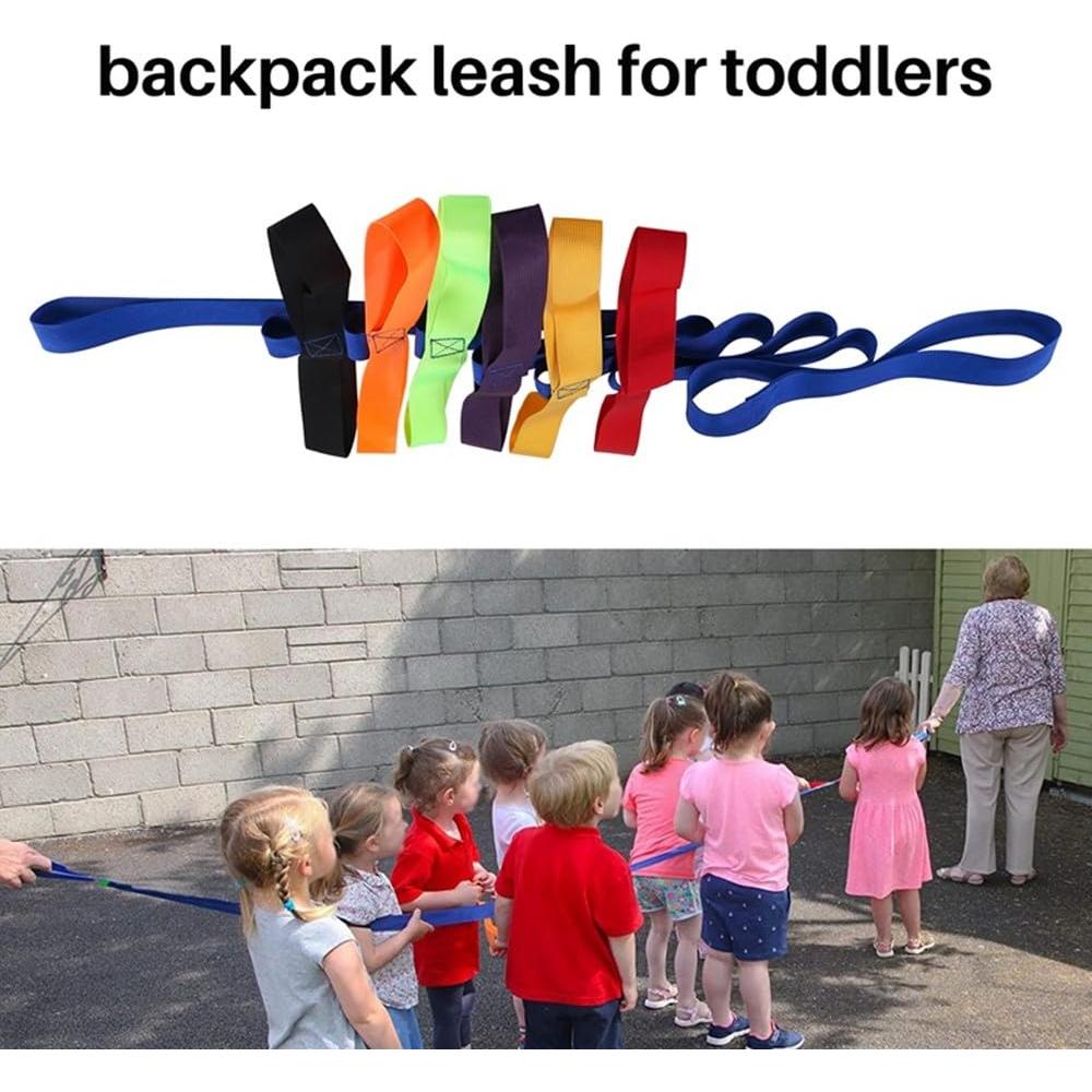 Cuerda de Caminata para Niños Jardín de Infancia 3.7m Azul