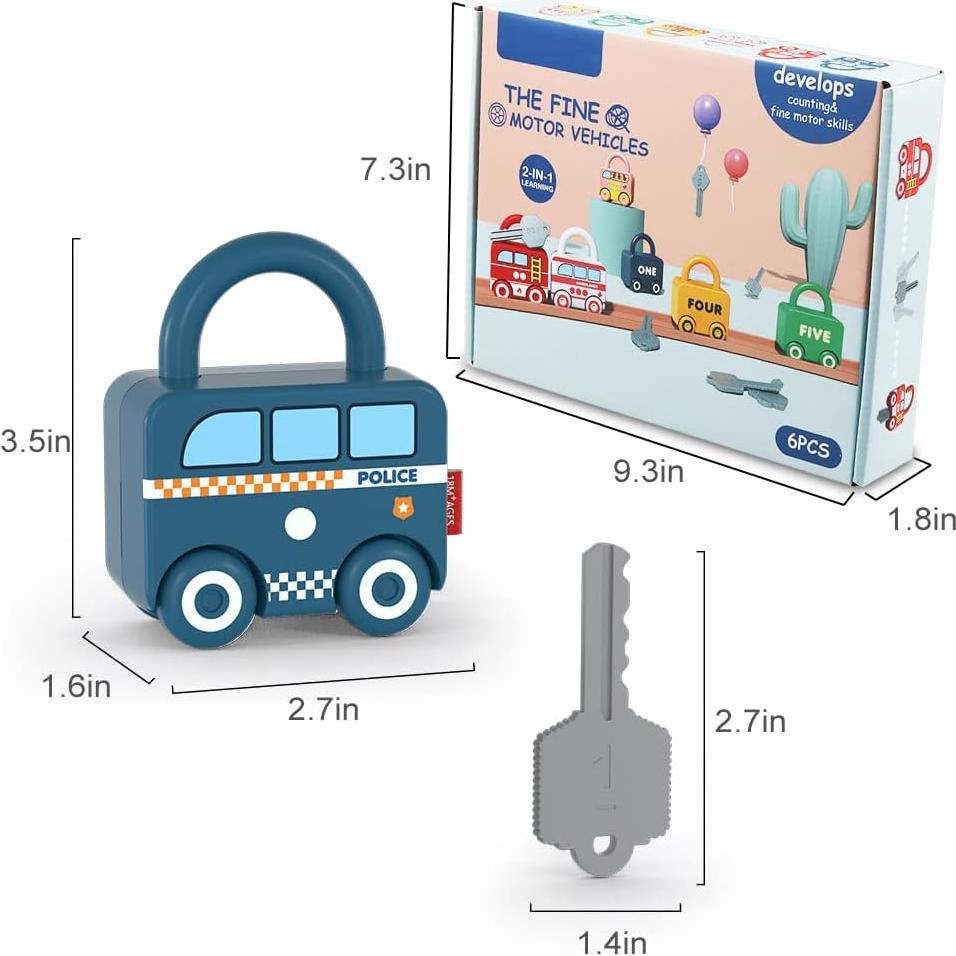 Juguete educativo Montessori Foshanyou, habilidades motoras 1-3 años