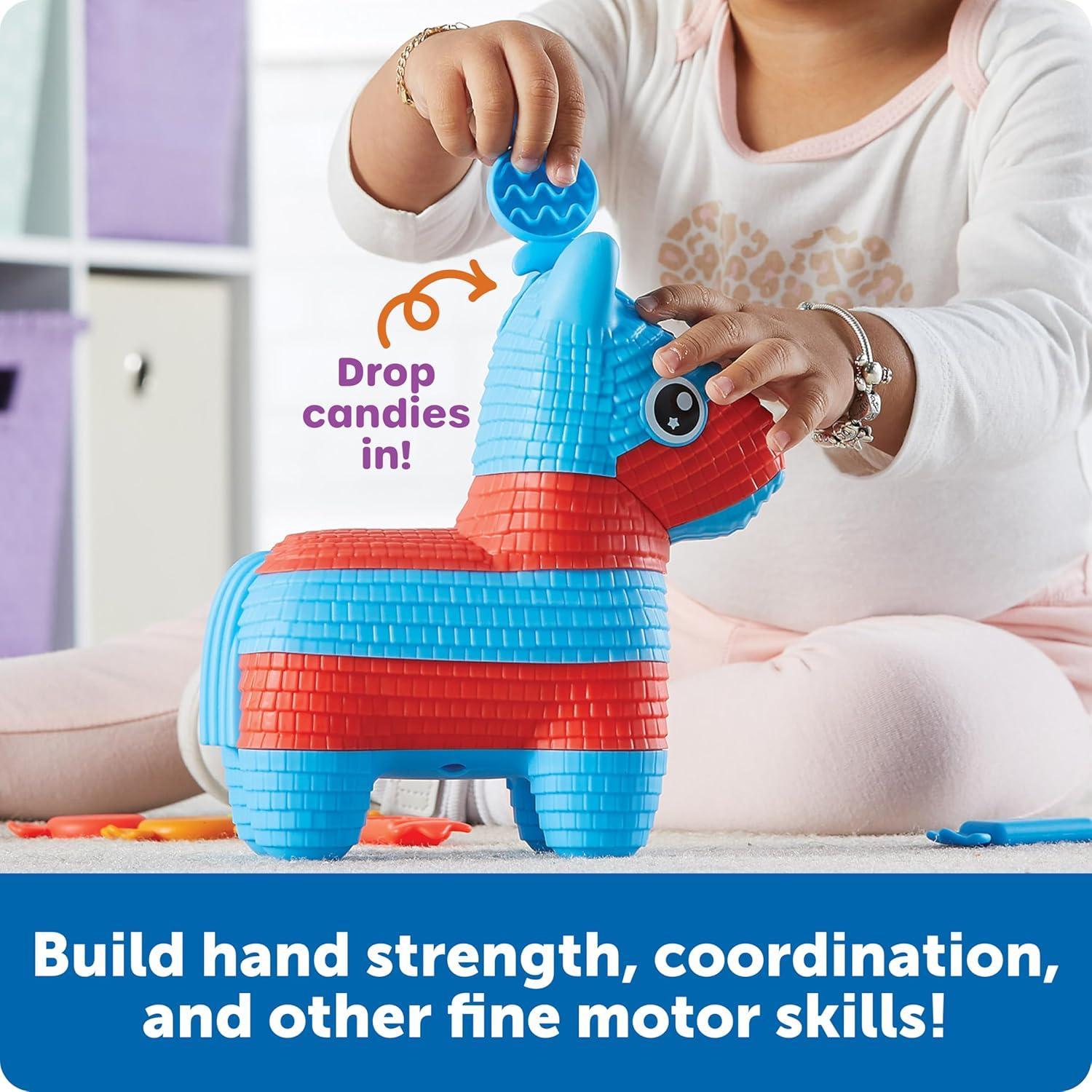 Piñata Educativa Rellenar y Derramar Learning Resources - Juguete Sensorial Montessori para Niños 18+ meses