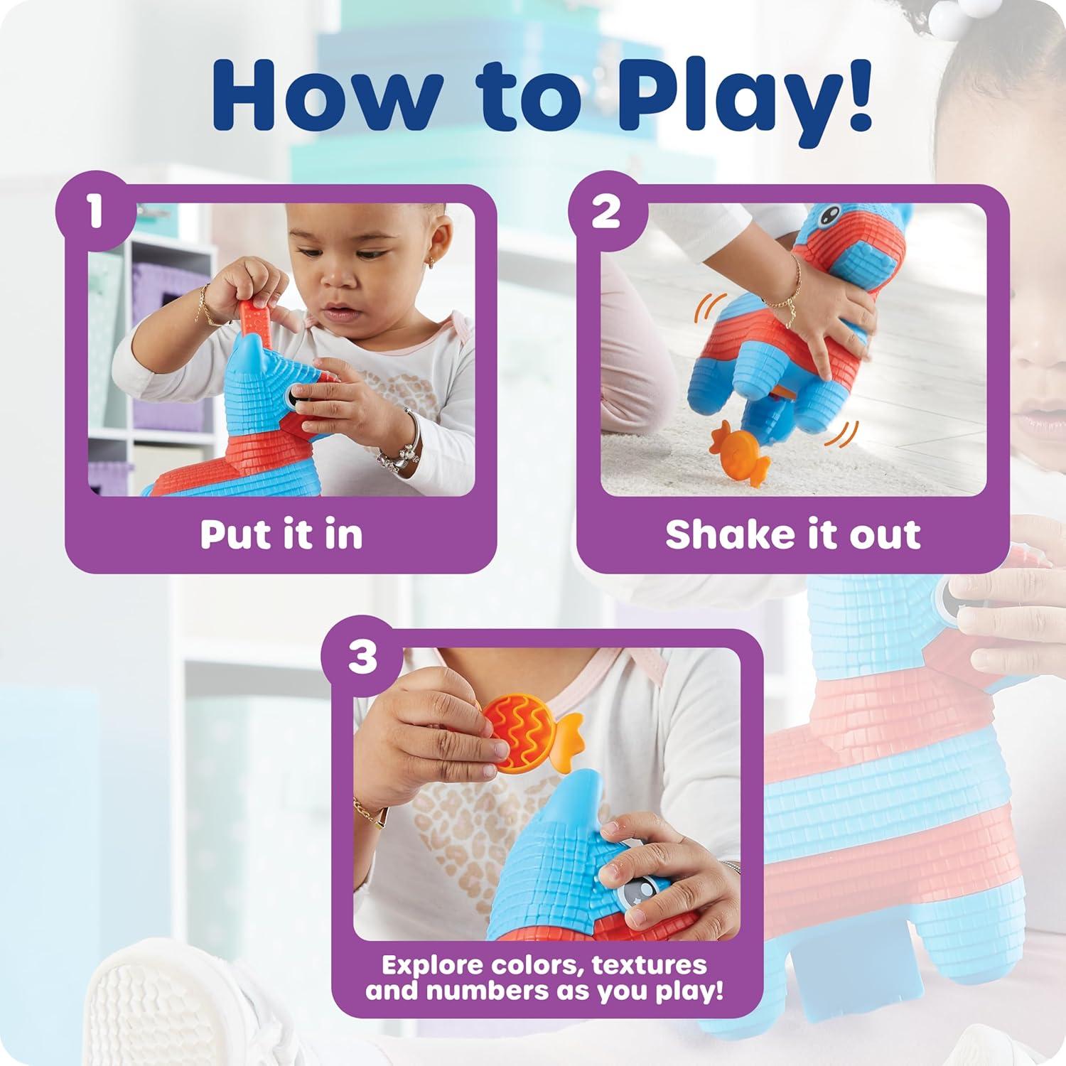 Piñata Educativa Rellenar y Derramar Learning Resources - Juguete Sensorial Montessori para Niños 18+ meses