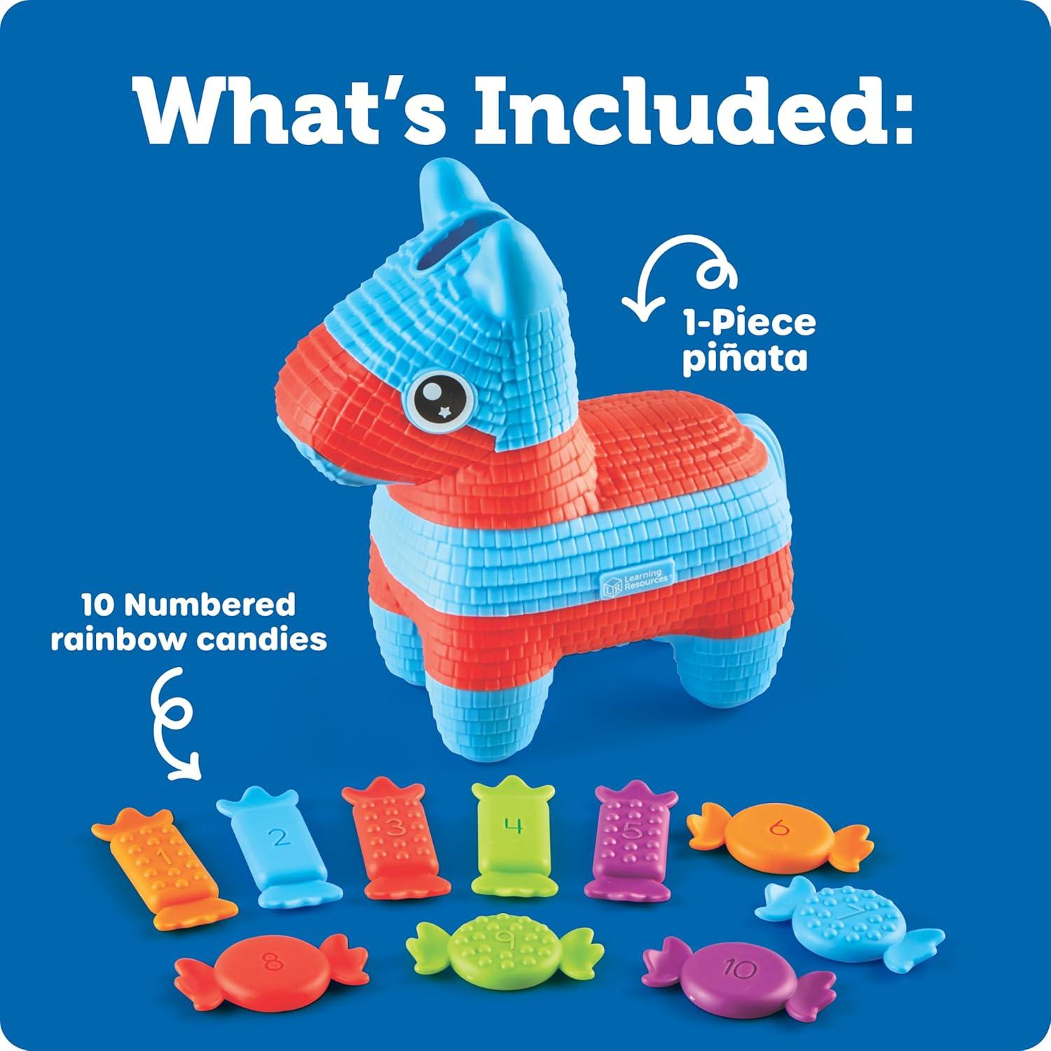 Piñata Educativa Rellenar y Derramar Learning Resources - Juguete Sensorial Montessori para Niños 18+ meses