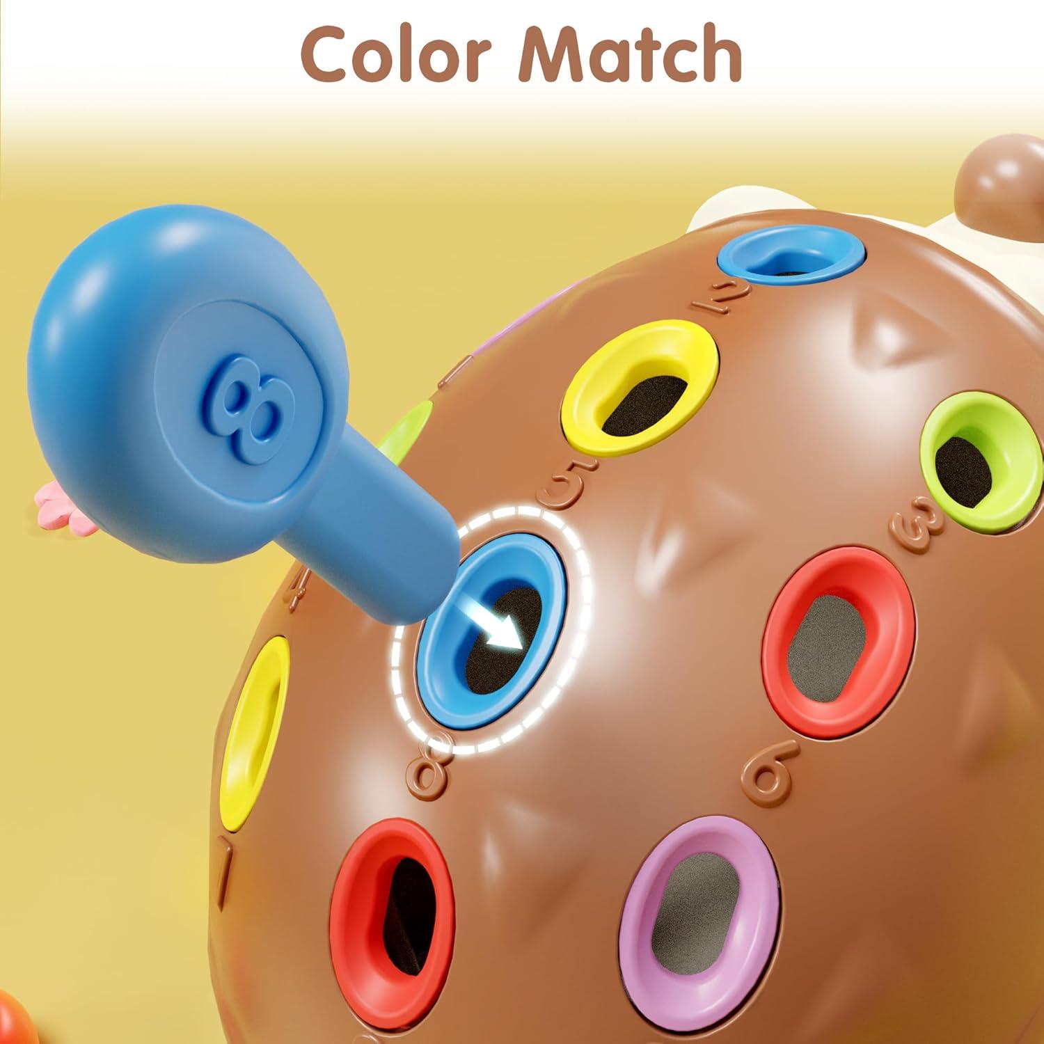 Juguete Educativo iPlay, iLearn Erizo Montessori 1-3 Años