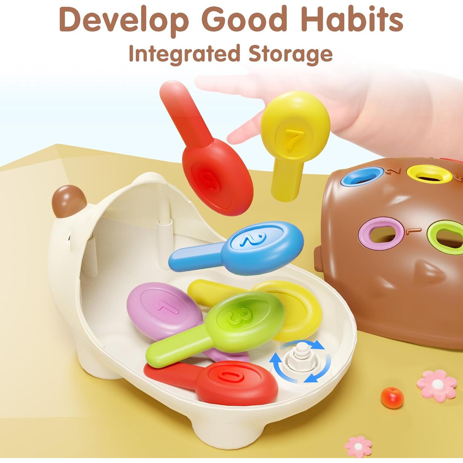 Juguete Educativo iPlay, iLearn Erizo Montessori 1-3 Años