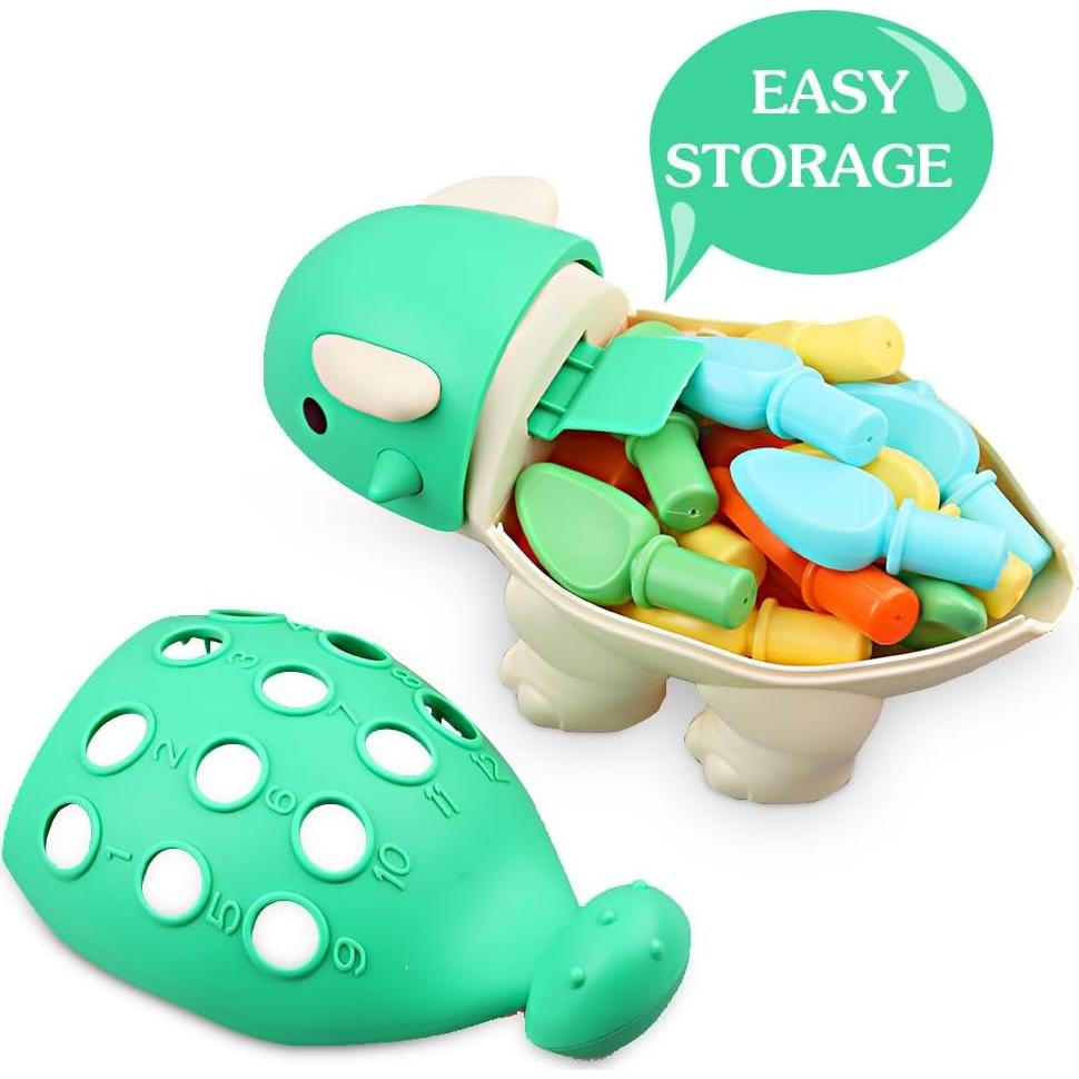 Juguete Sensorial Dinosaurio Montessori para Bebés 6+ Meses