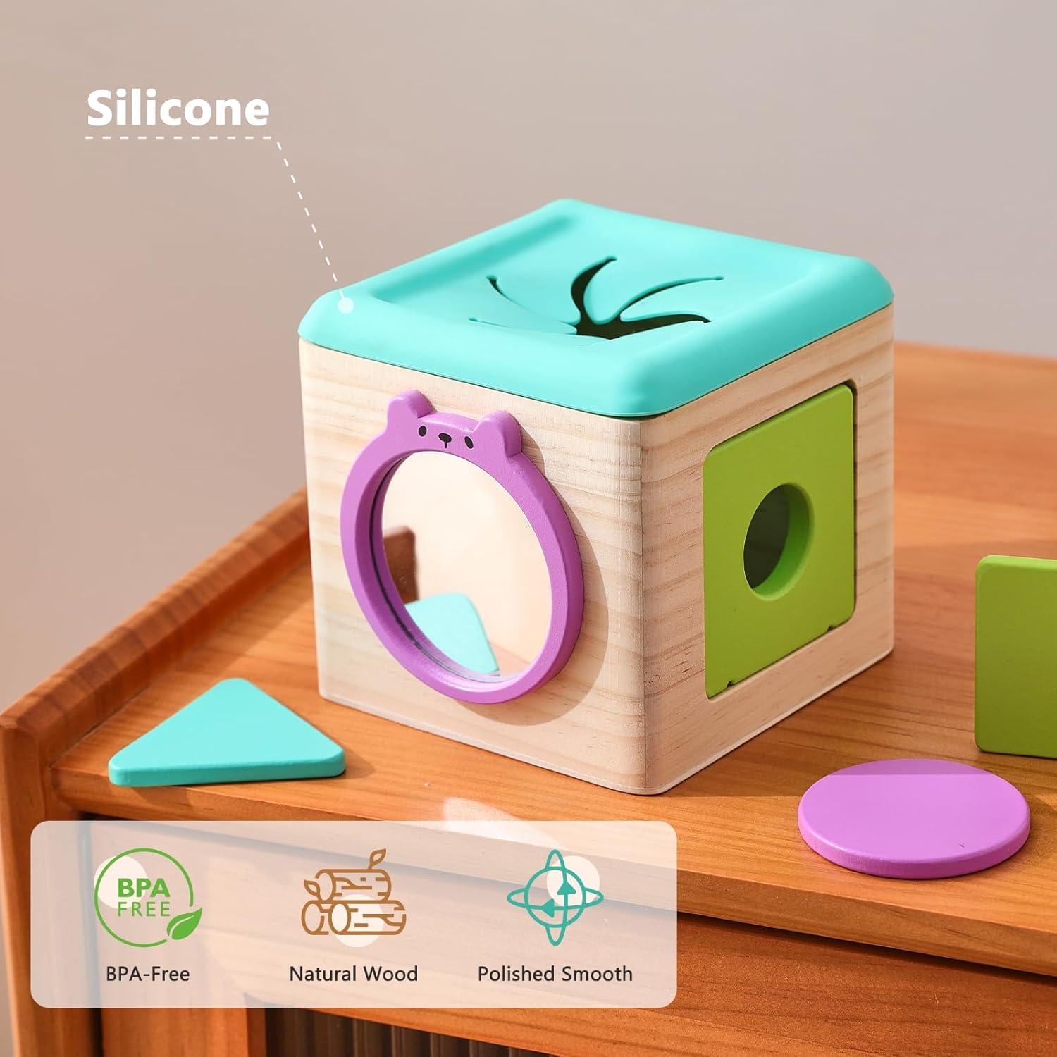 Juguete de Caja de Pañuelos Youuys - Montessori para Bebés 12-18 Meses