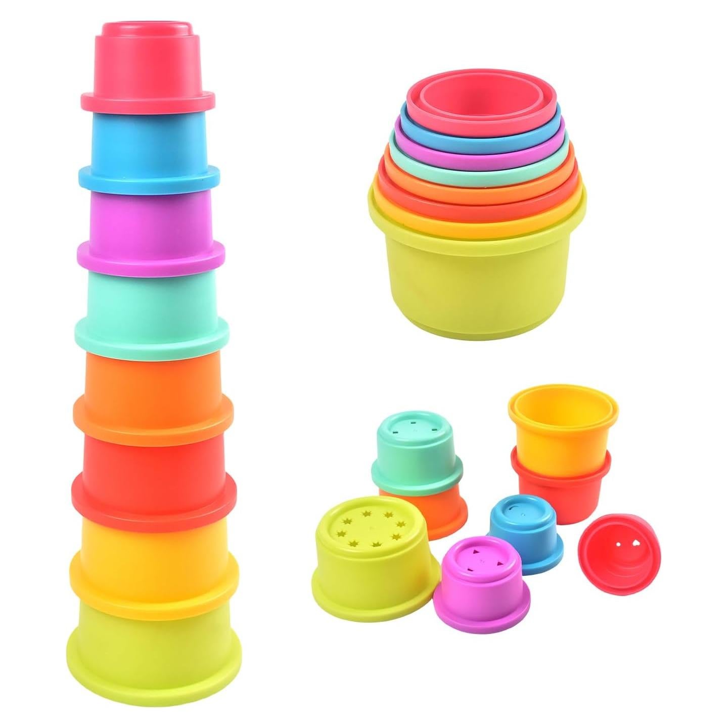 Juguete de Tazas Apilables Cosaway para Bebés 6-18 Meses