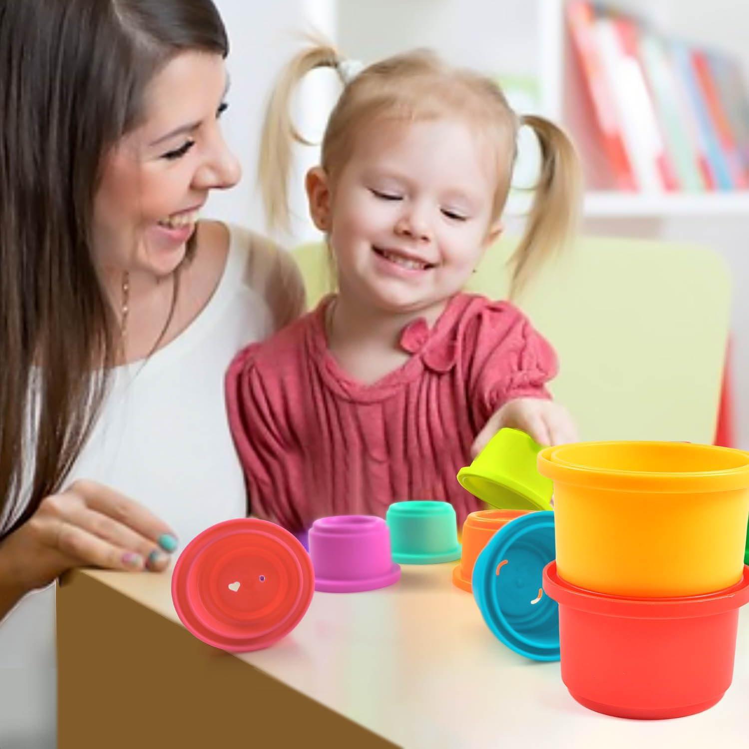 Juguete de Tazas Apilables Cosaway para Bebés 6-18 Meses