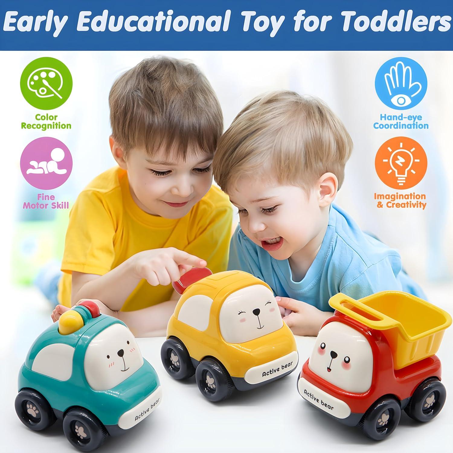Coche Juguete de Empuje MOONTOY para Bebés 1-3 Años