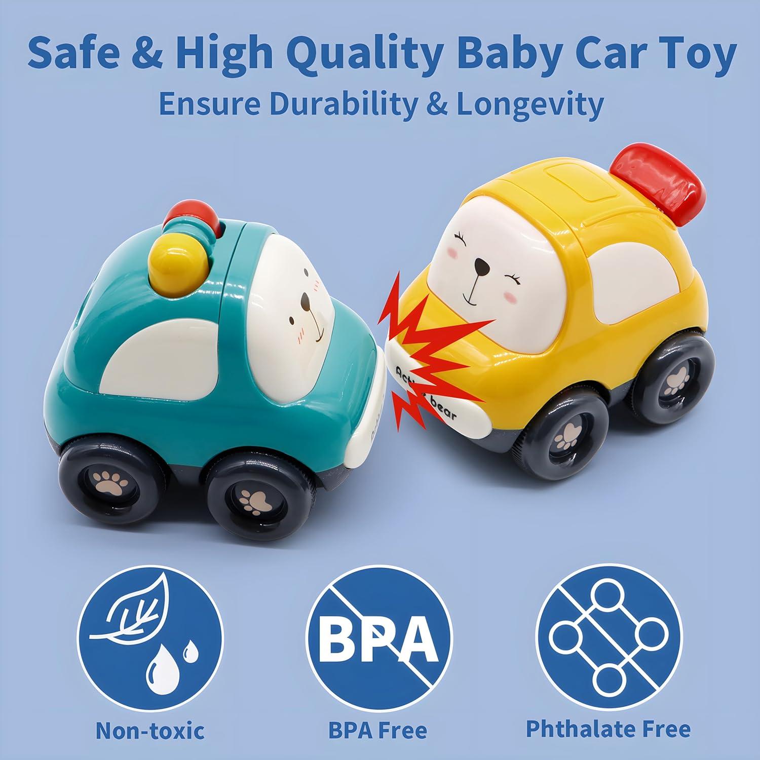 Coche Juguete de Empuje MOONTOY para Bebés 1-3 Años