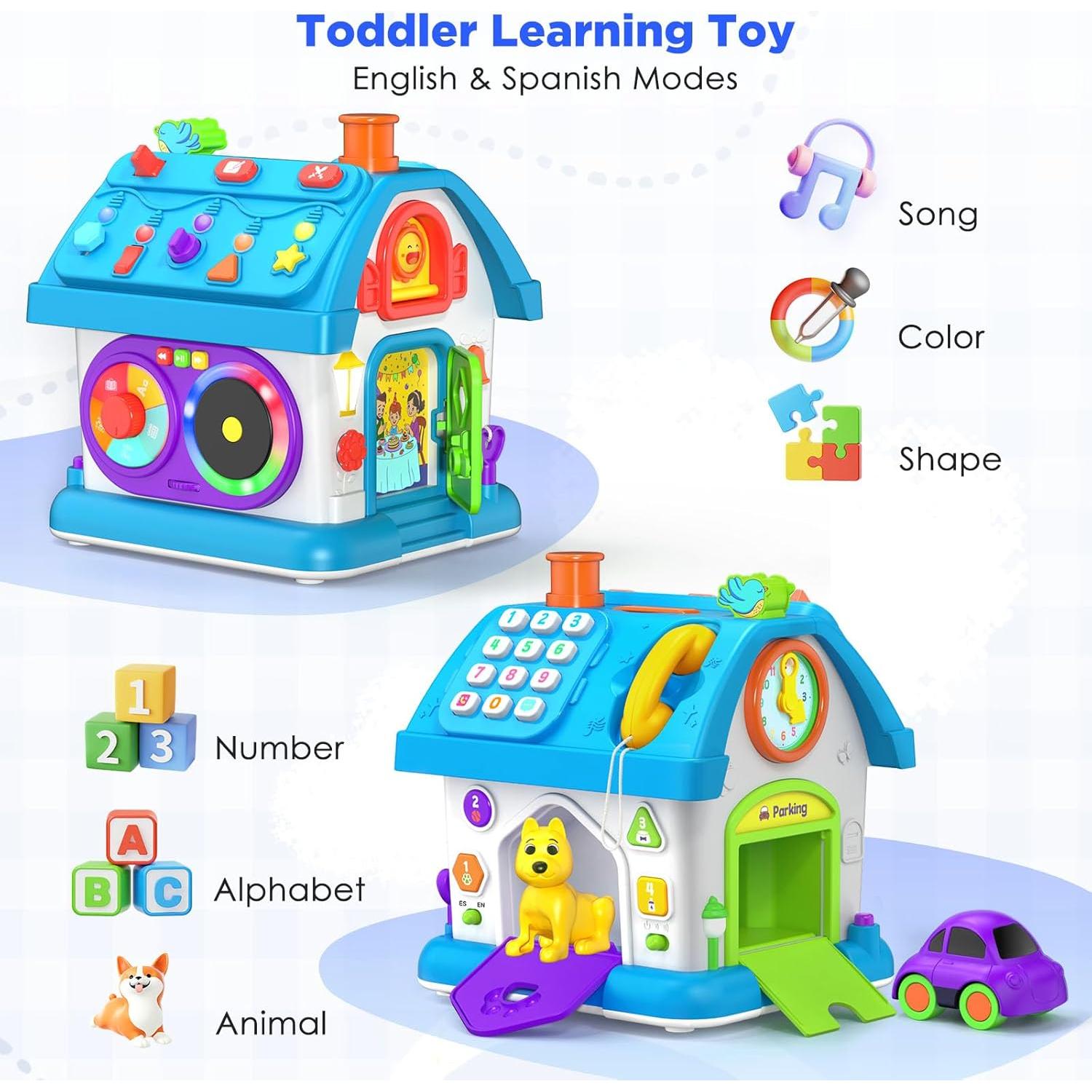 Juguete Montessori Vahome 14 en 1 Educativo Musical 1-3 Años