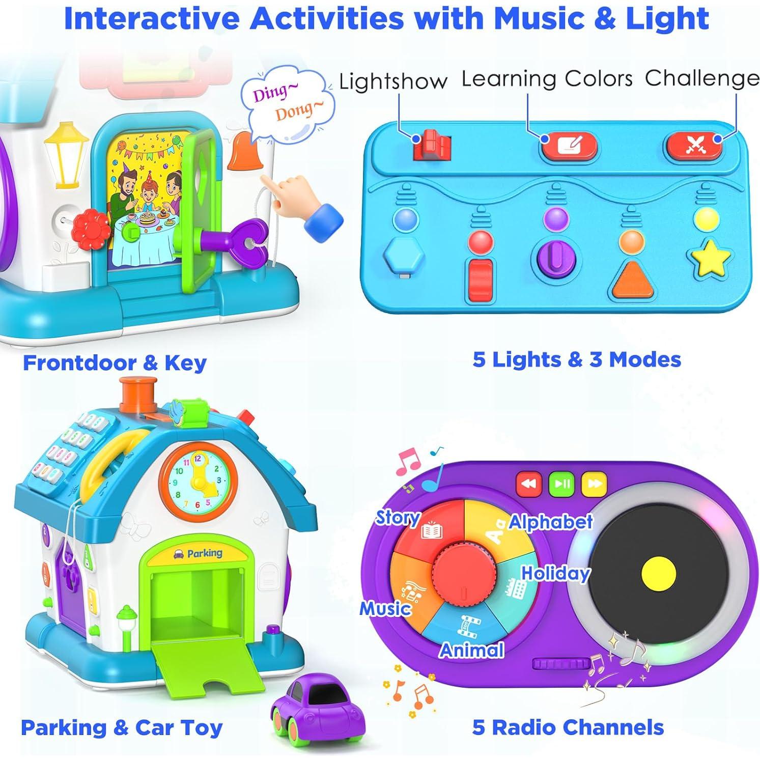 Juguete Montessori Vahome 14 en 1 Educativo Musical 1-3 Años