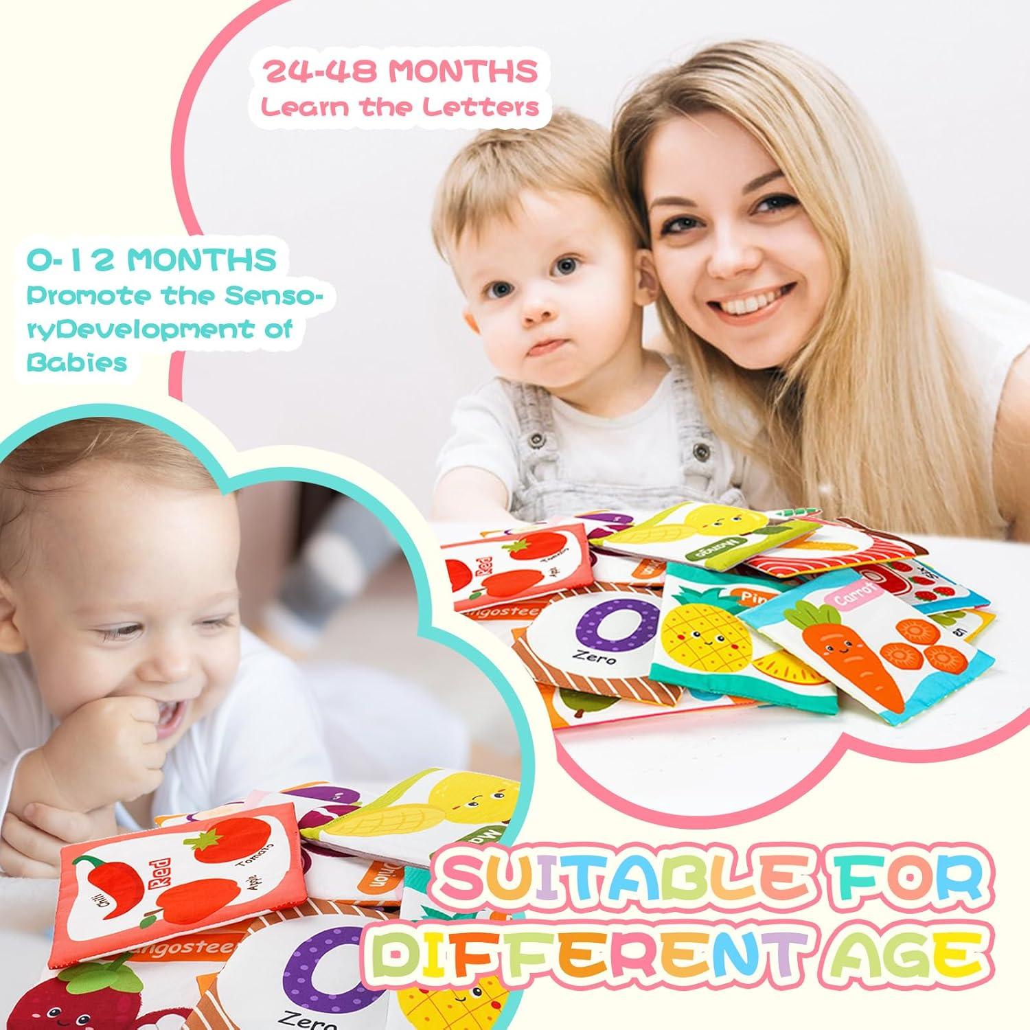 Tarjetas Flash Suaves Jollybaby para Bebés 0-3 Años - Aprendizaje