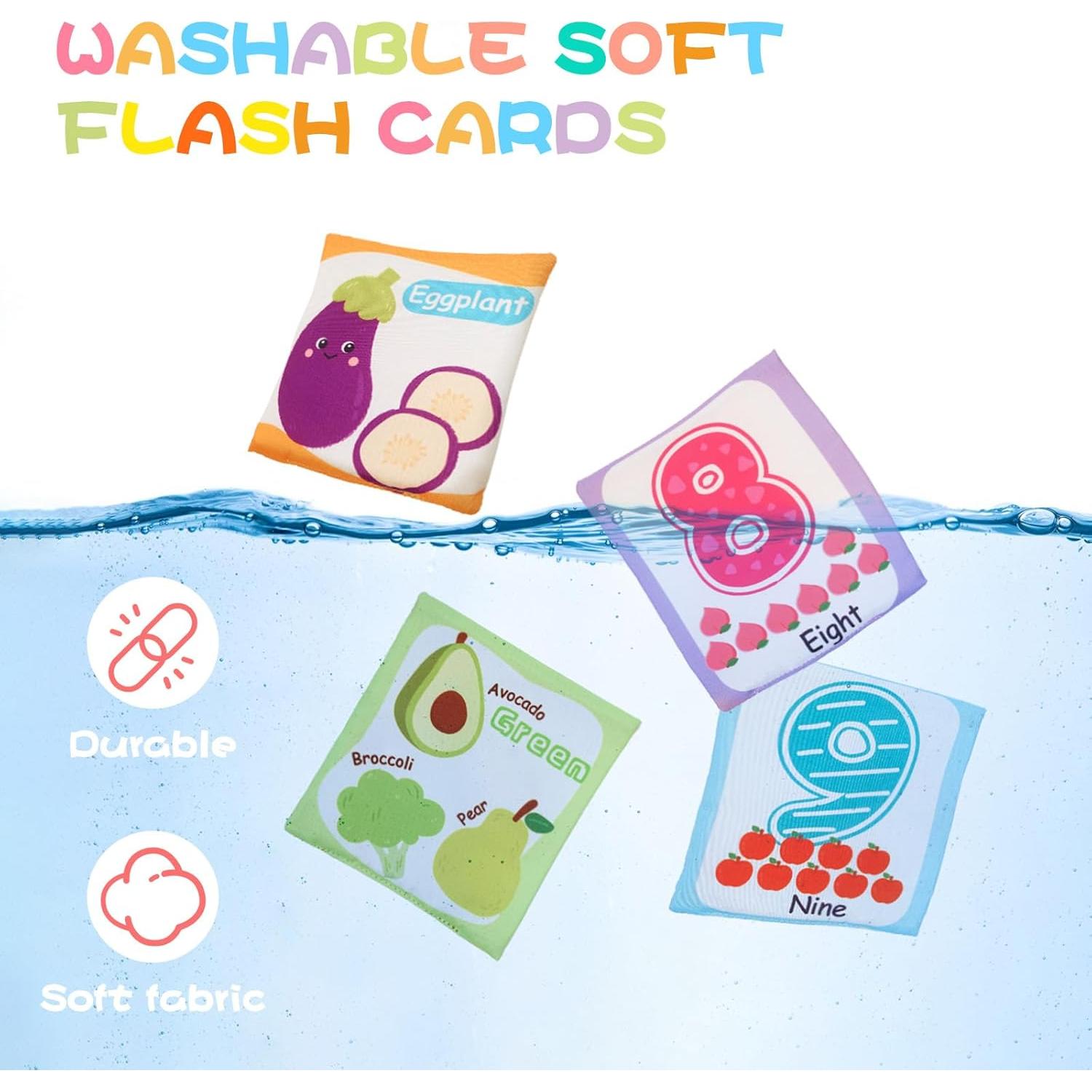 Tarjetas Flash Suaves Jollybaby para Bebés 0-3 Años - Aprendizaje