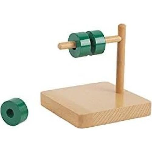 Discos Montessori Adena Dowel Horizontal para Bebés 12-18 Meses