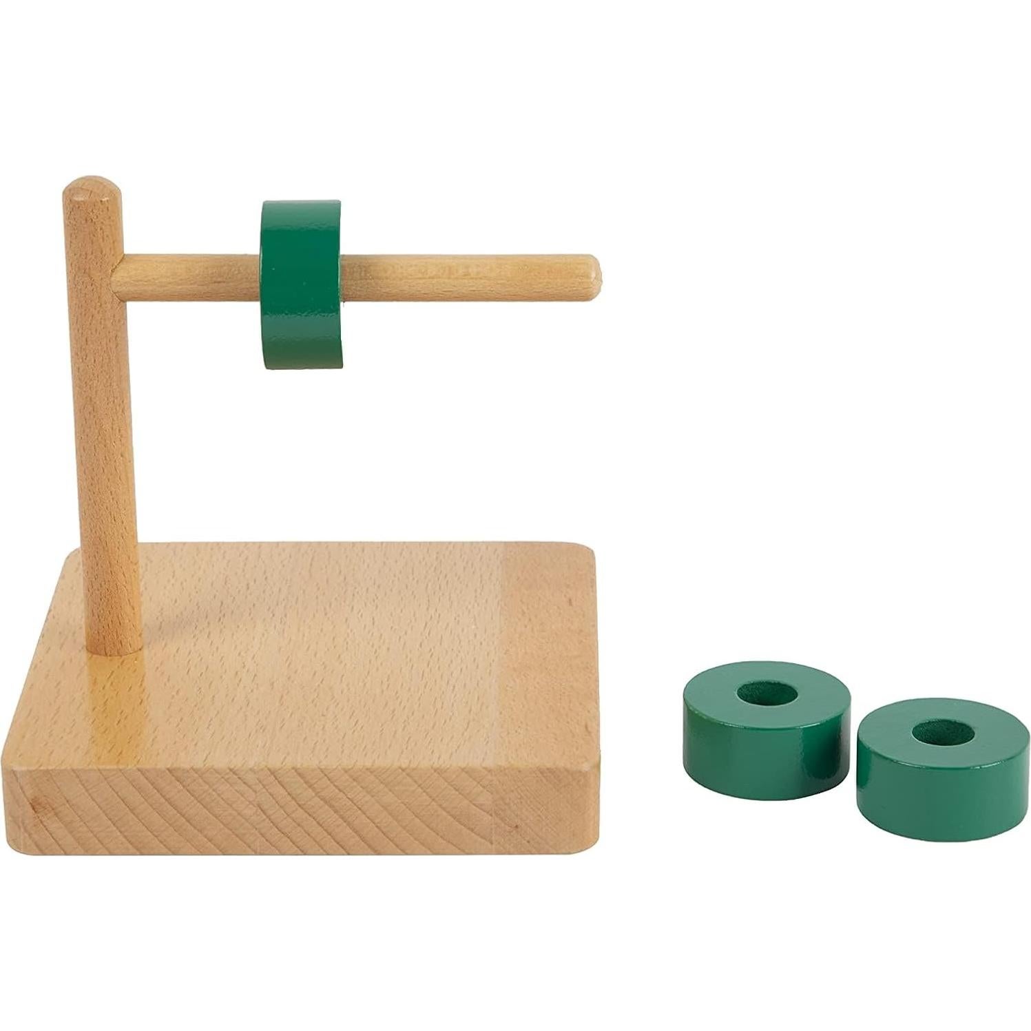 Discos Montessori Adena Dowel Horizontal para Bebés 12-18 Meses