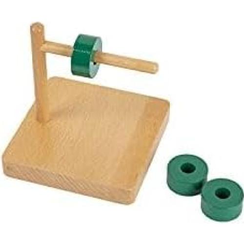 Discos Montessori Adena Dowel Horizontal para Bebés 12-18 Meses