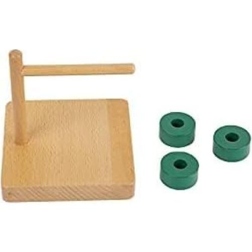 Discos Montessori Adena Dowel Horizontal para Bebés 12-18 Meses