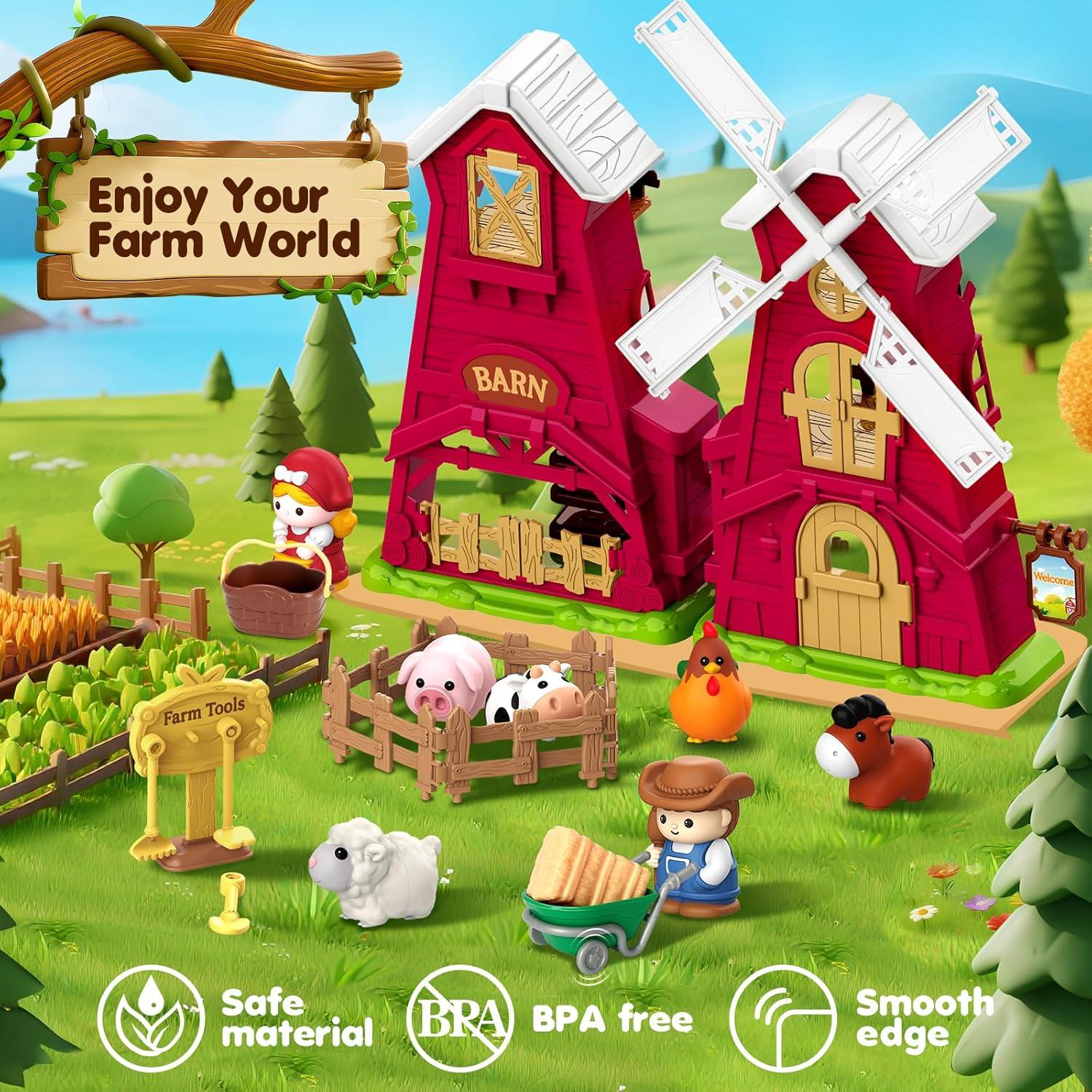 Juguete de Granja con Molino de Viento Toidgy 13 Accesorios