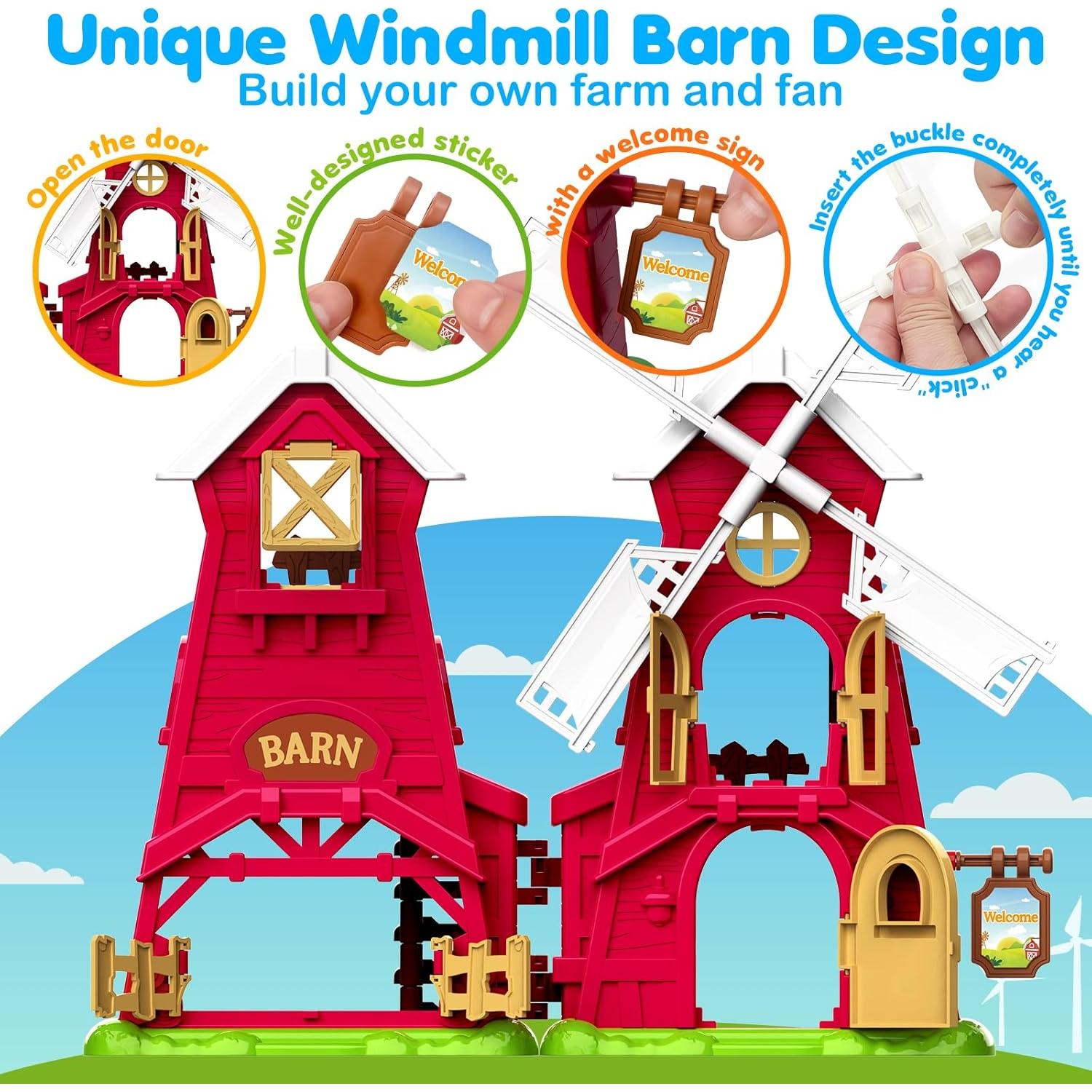 Juguete de Granja con Molino de Viento Toidgy 13 Accesorios