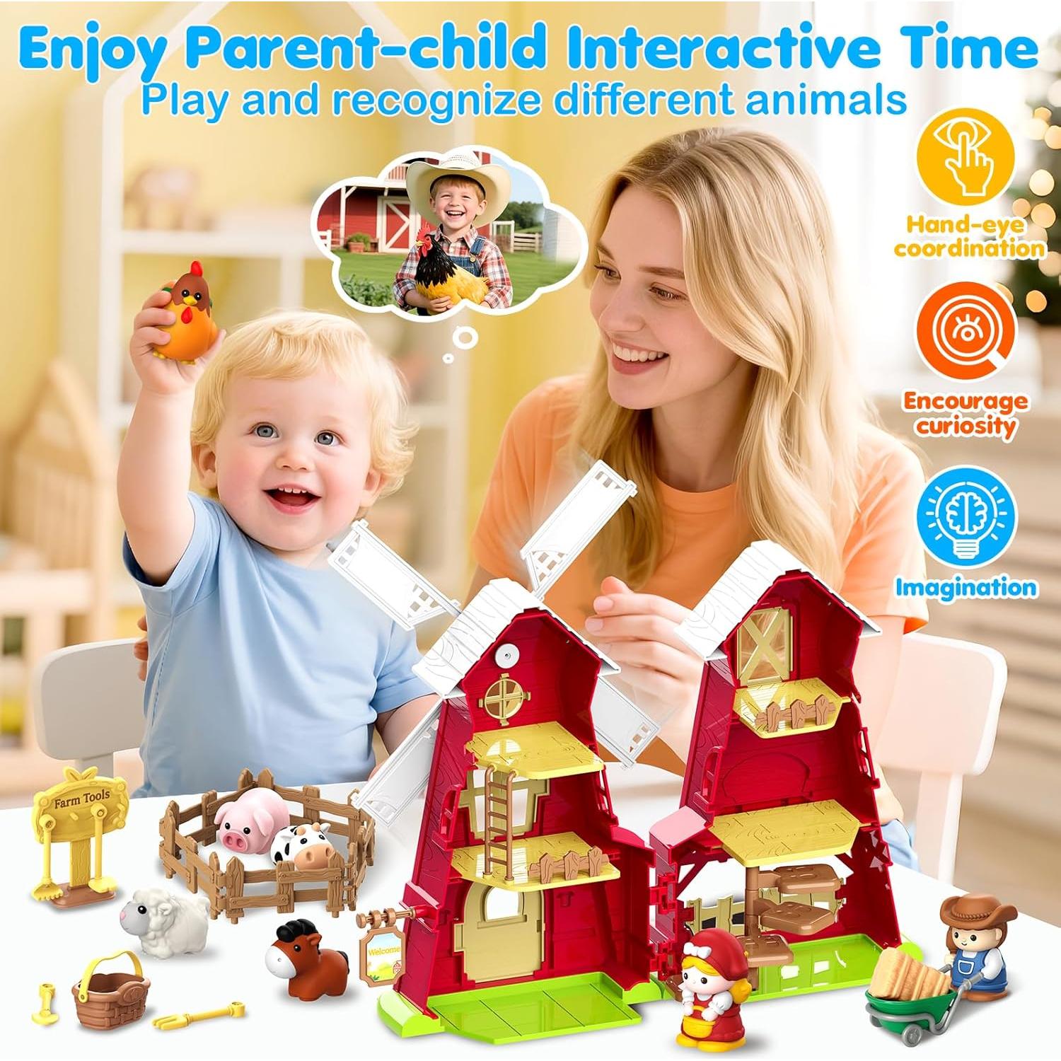 Juguete de Granja con Molino de Viento Toidgy 13 Accesorios