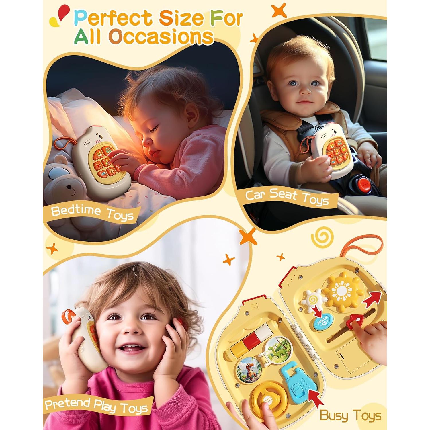 Teléfono Educativo para Bebé Jovow YT24-00 con Música