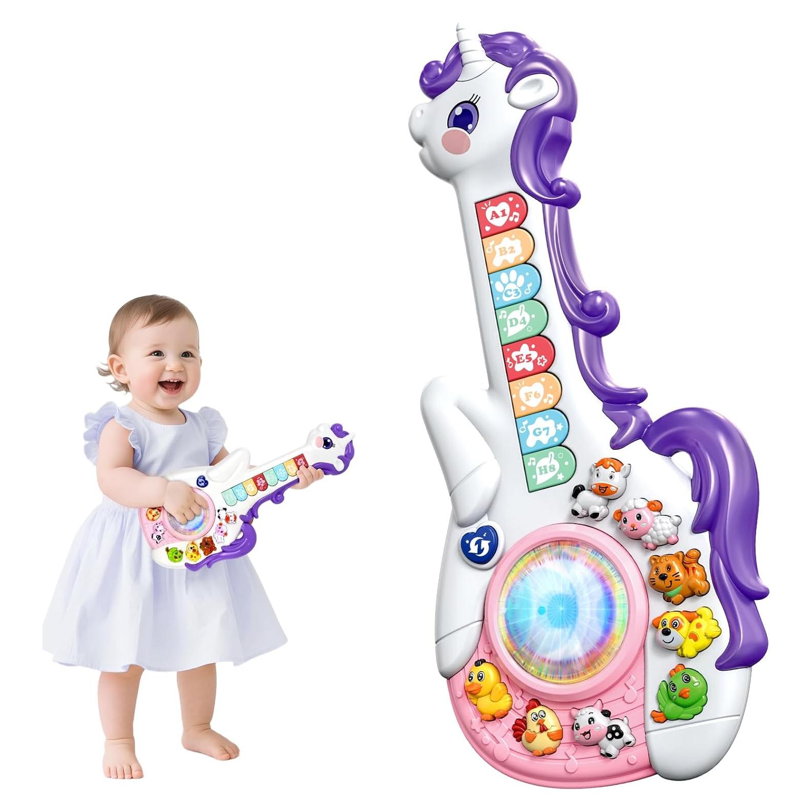 Juguete Musical Interactivo Marstone Unicornio 1-3 Años