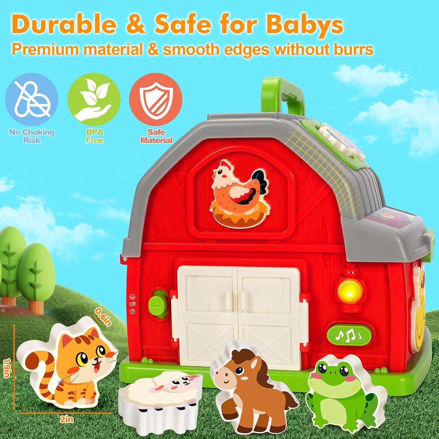 Juguete Interactivo Montessori Ellinjan con Luz y Sonido