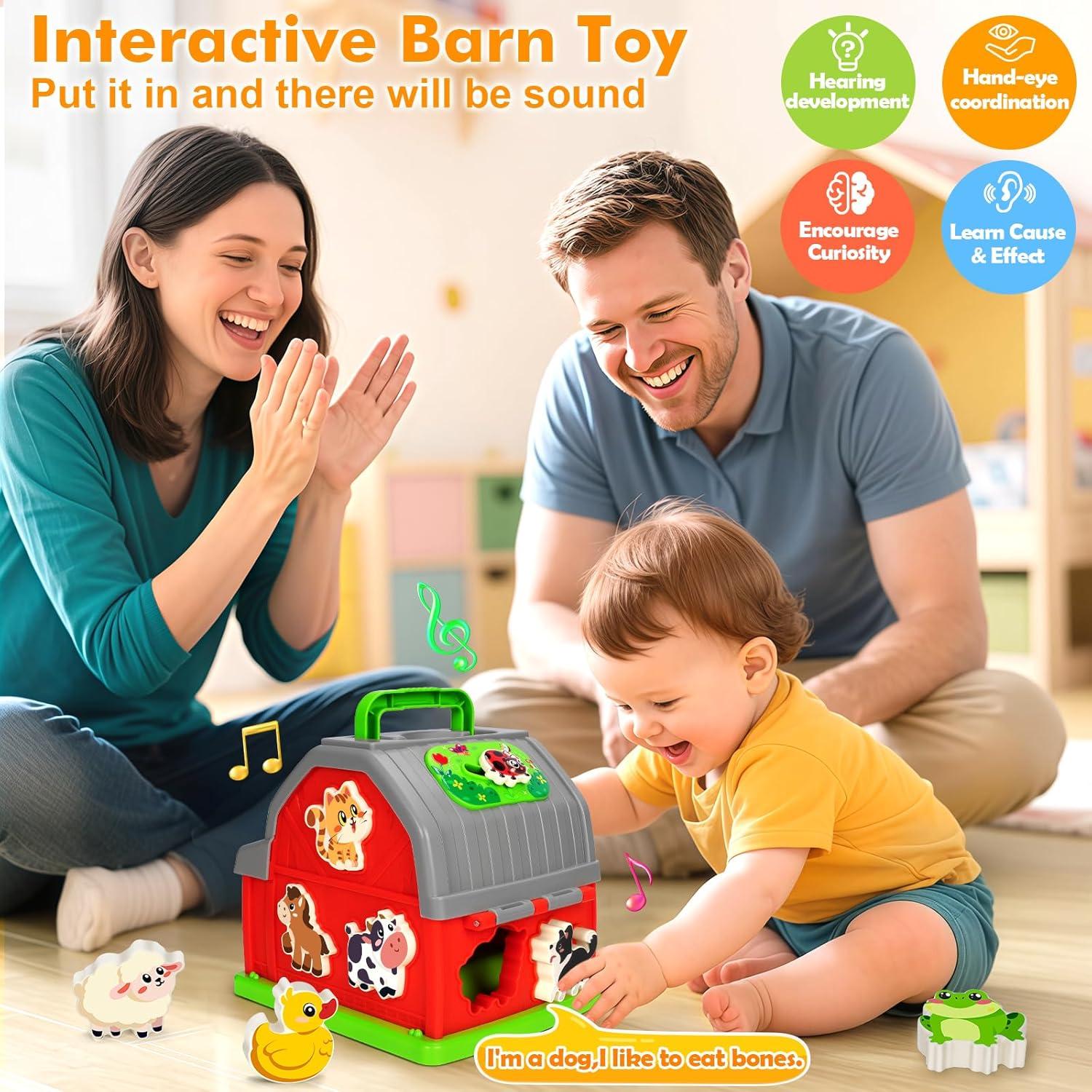 Juguete Interactivo Montessori Ellinjan con Luz y Sonido