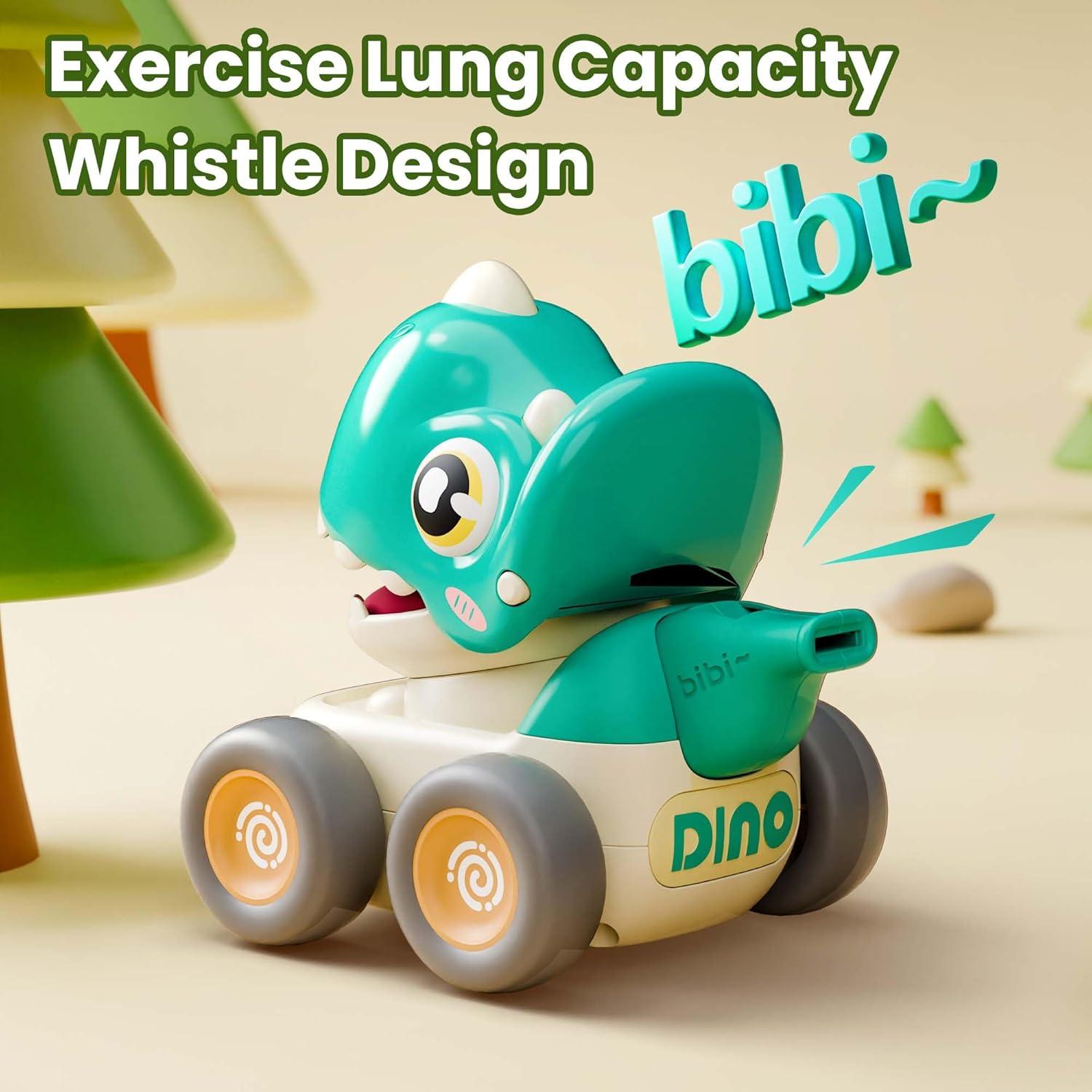 Coche de Presión Dinosaurio iPlay, iLearn para Bebés 6-24 Meses