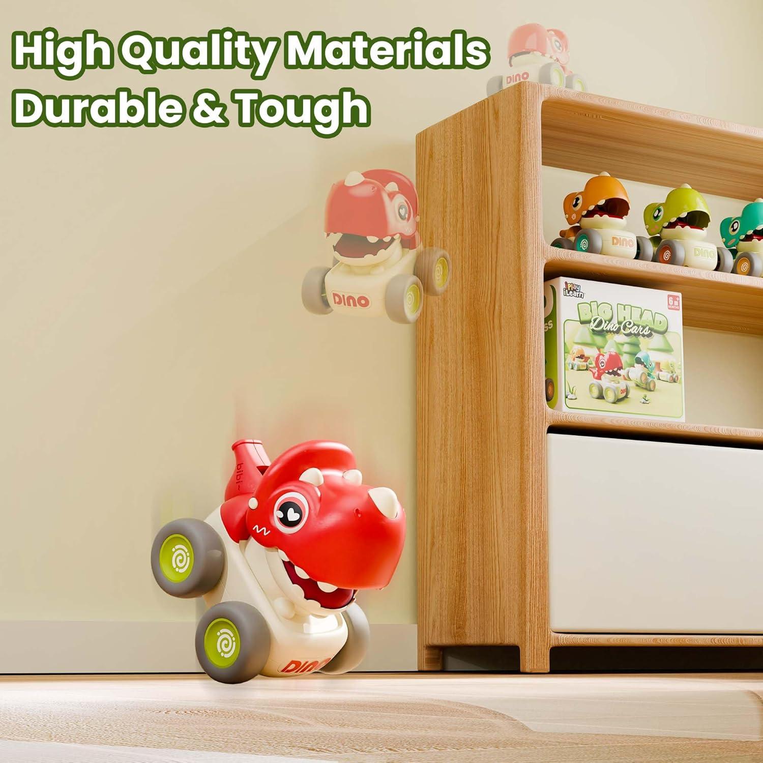 Coche de Presión Dinosaurio iPlay, iLearn para Bebés 6-24 Meses