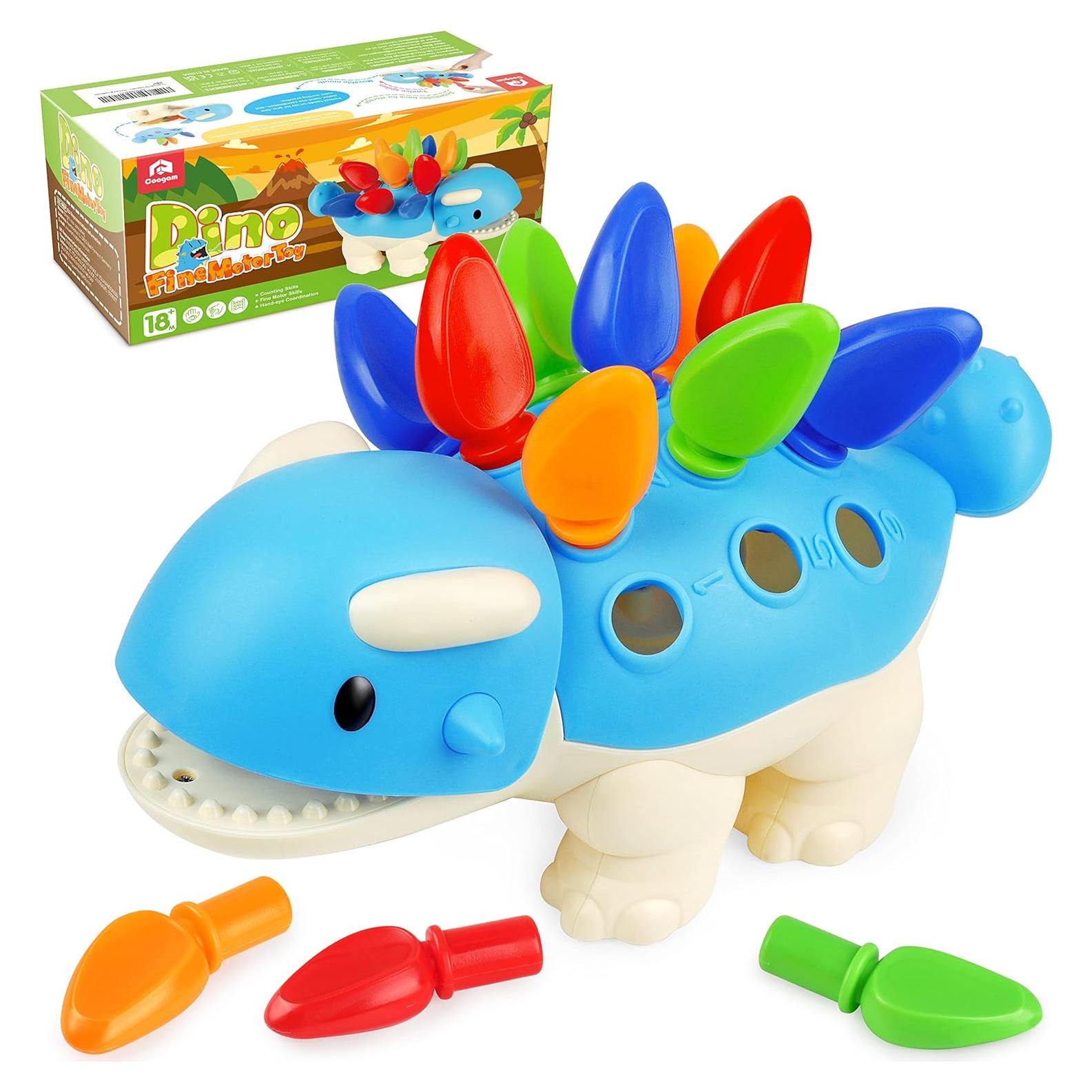 Juguete Educativo Coogam Dinosaurio Ankylosaurus 13 Pcs