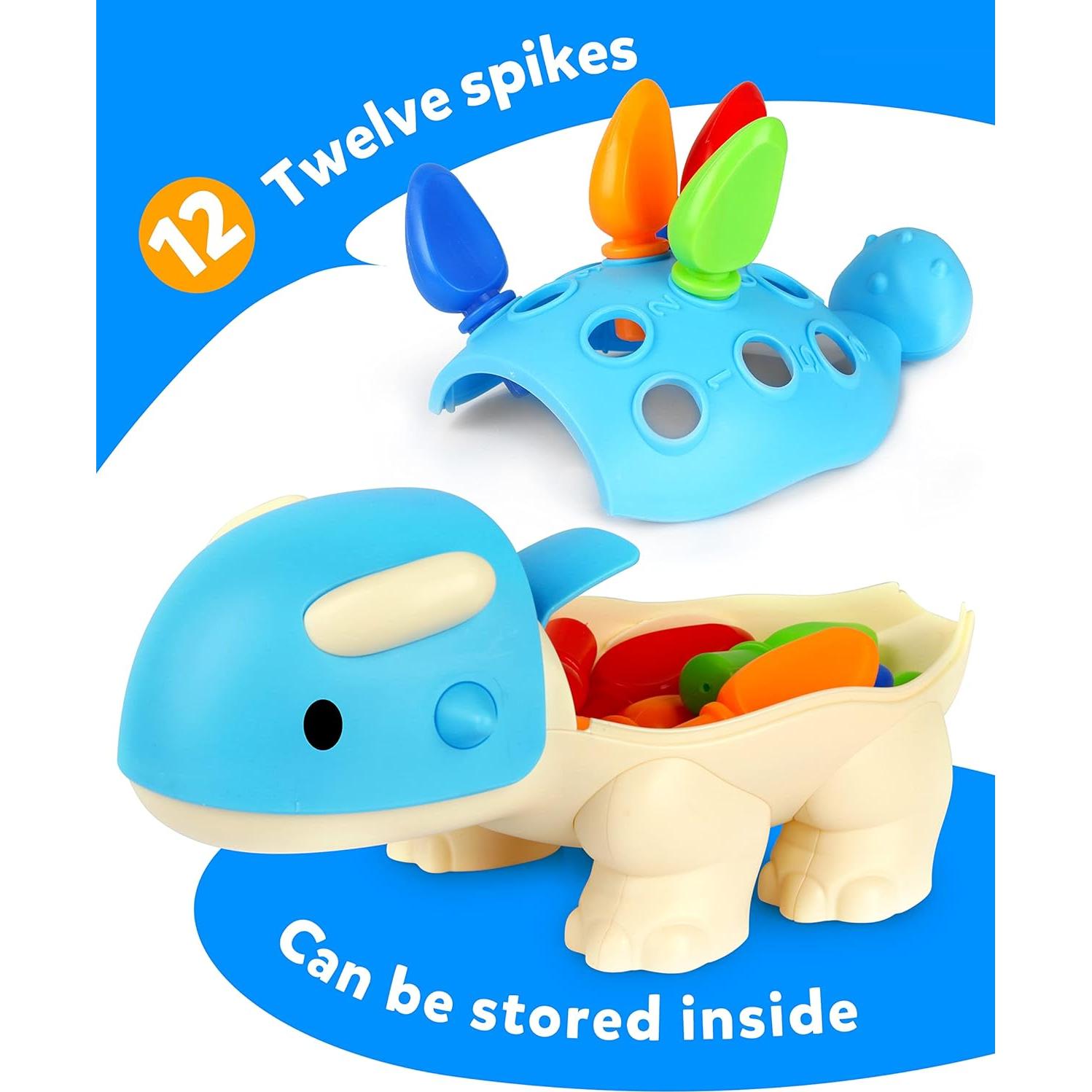 Juguete Educativo Coogam Dinosaurio Ankylosaurus 13 Pcs