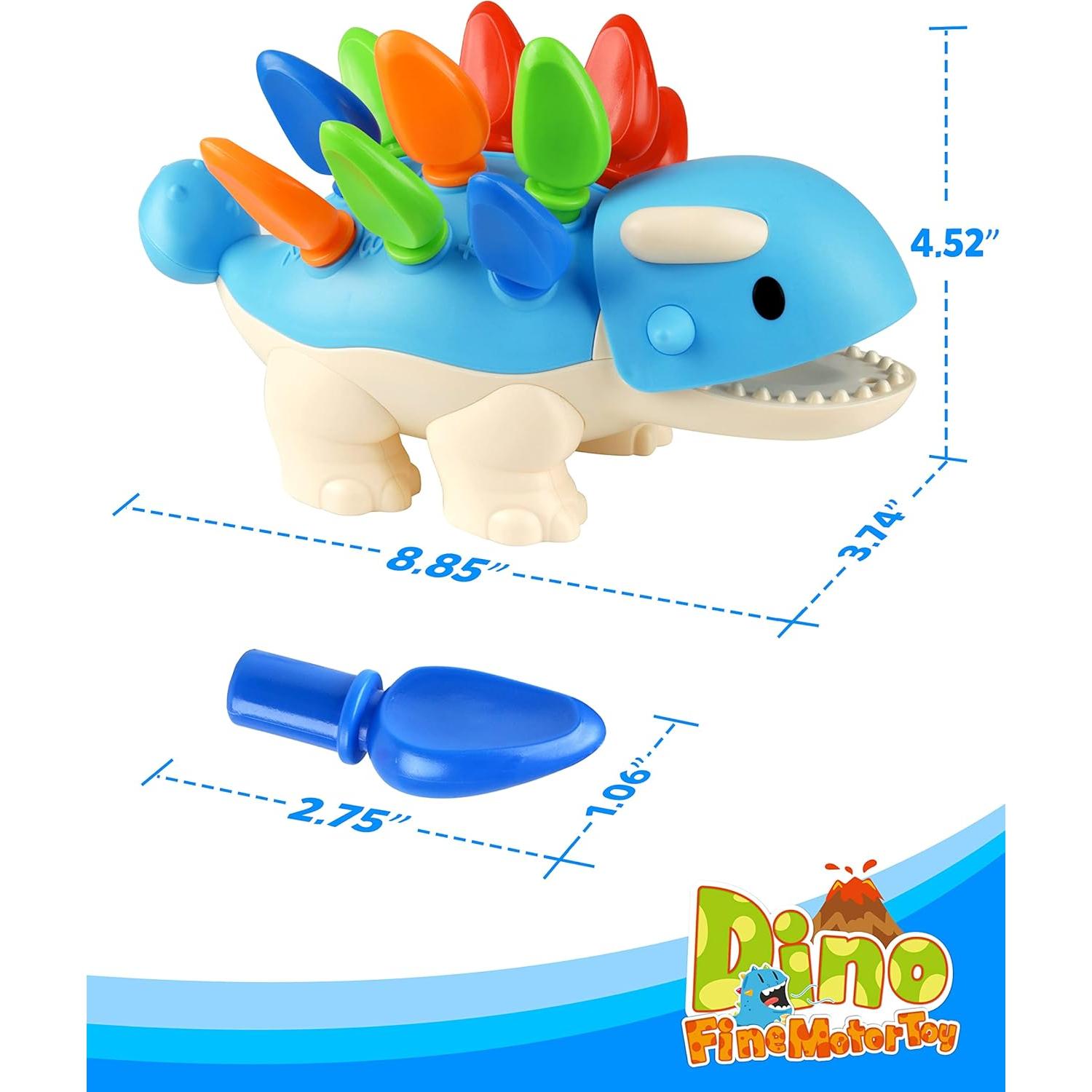 Juguete Educativo Coogam Dinosaurio Ankylosaurus 13 Pcs