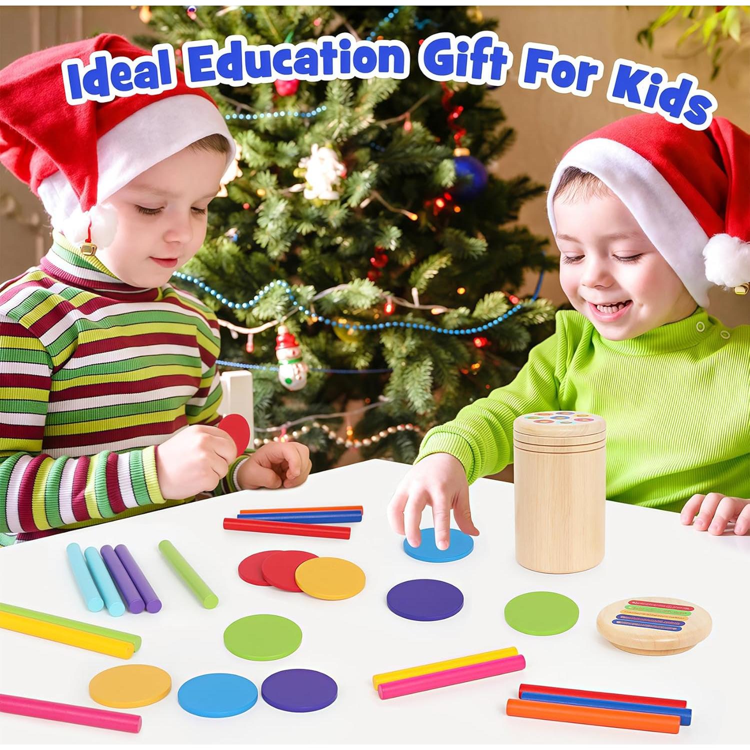 Juguete Montessori CZTCDP Clasificación de Colores 1-3 Años