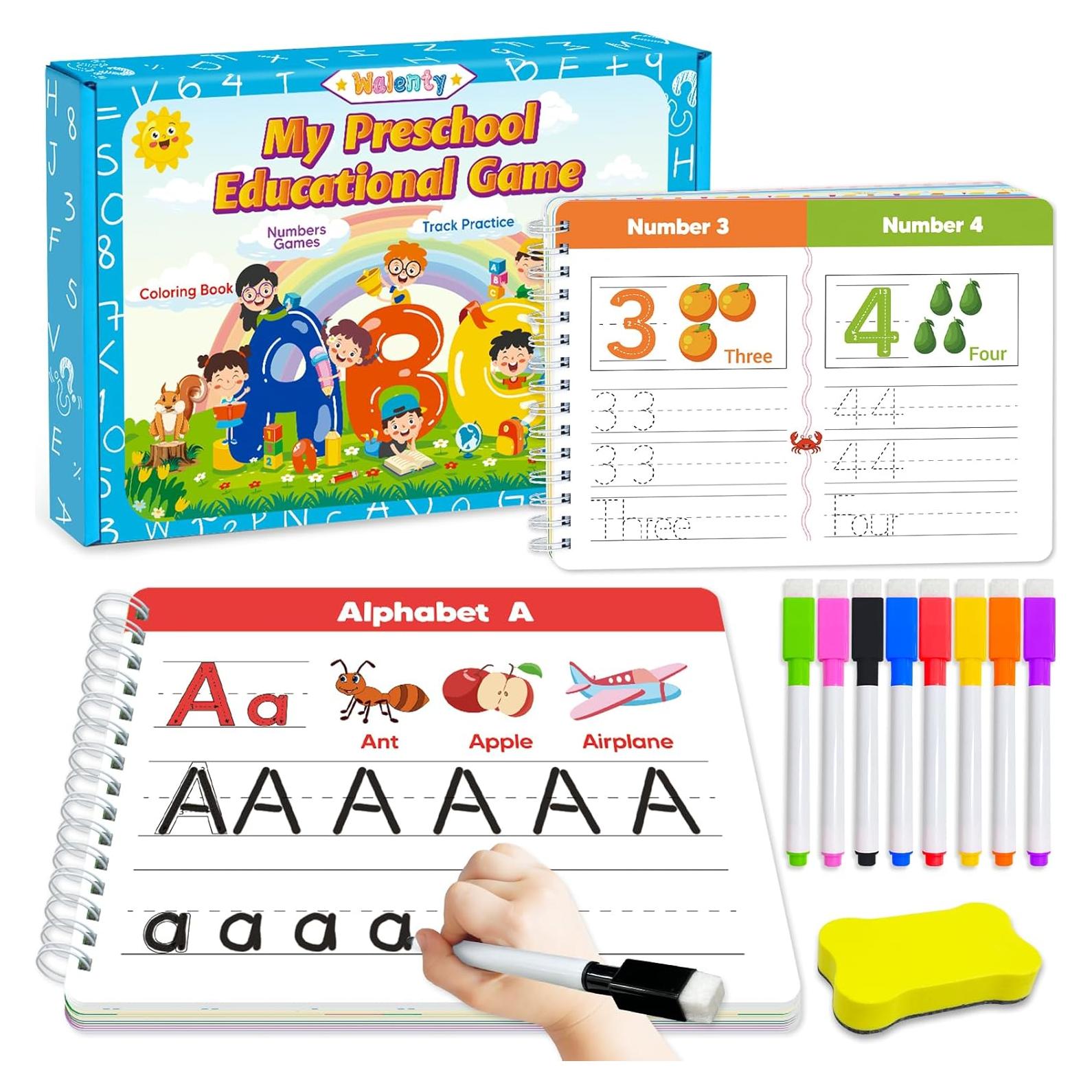 Cuaderno de Actividades Preescolar Walenty 52 Páginas 3-5 Años