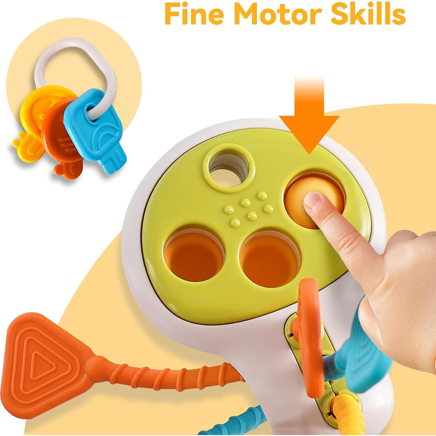 Juguete Sensorial para Bebés iPlay, iLearn - 3 Piezas 0M+