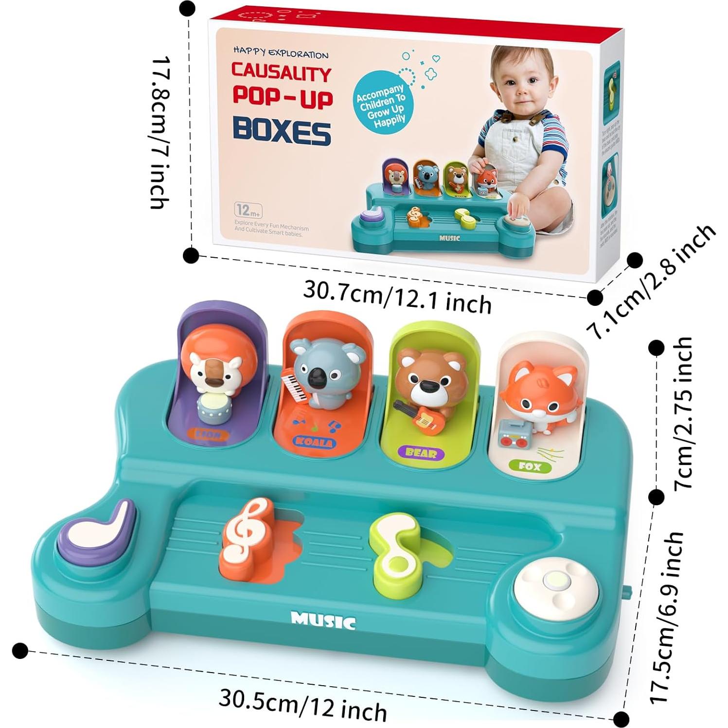 Juguete Musical Interactivo Montessori USRELA 30.4x17.6 cm