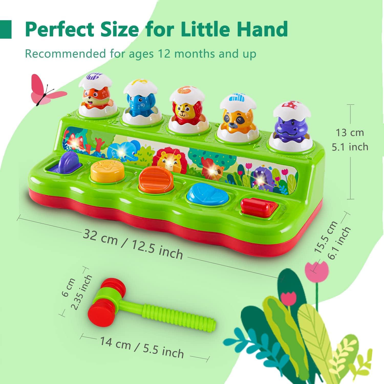 Juguete Interactivo de Golpear y Salir Wowohage con Luz y Sonido