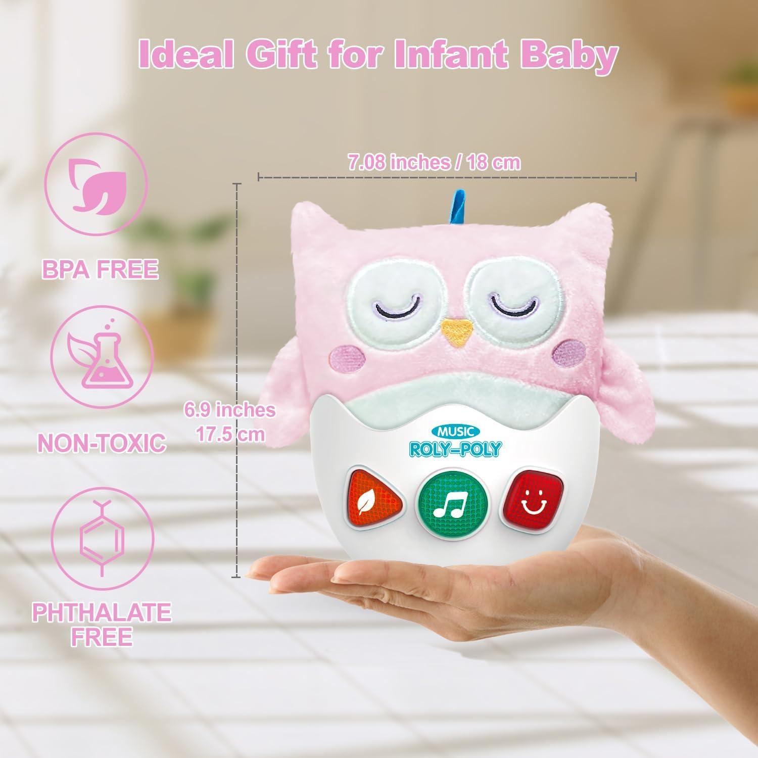 Juguete Musical de Peluche Búho SUNLIKE con Luz y Sonidos