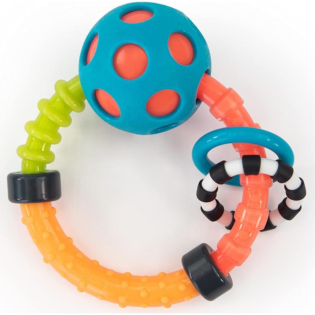 Juego de Sonajeros Sassy Baby 3 Piezas para Recién Nacidos