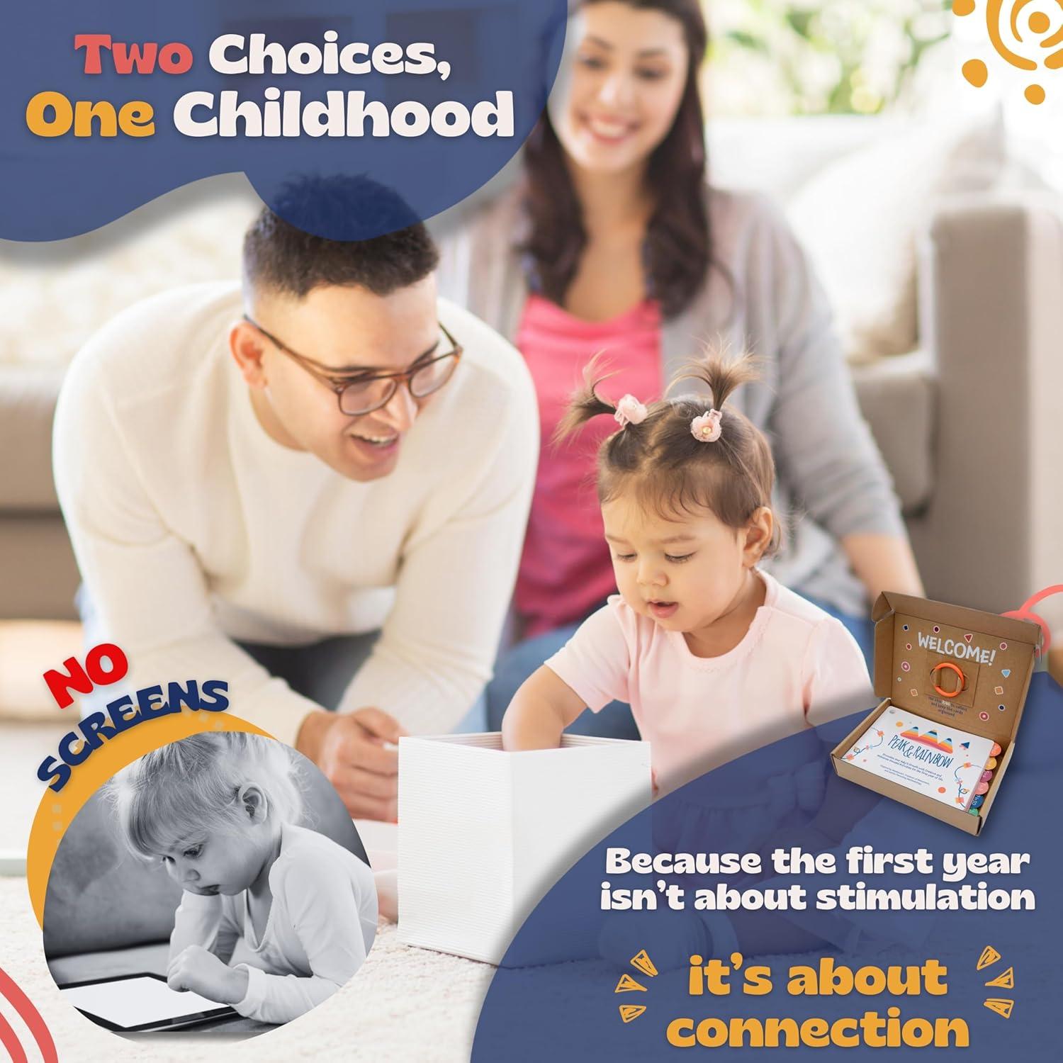 Tarjetas Montessori para Bebés 0-12 Meses - 40+ Actividades